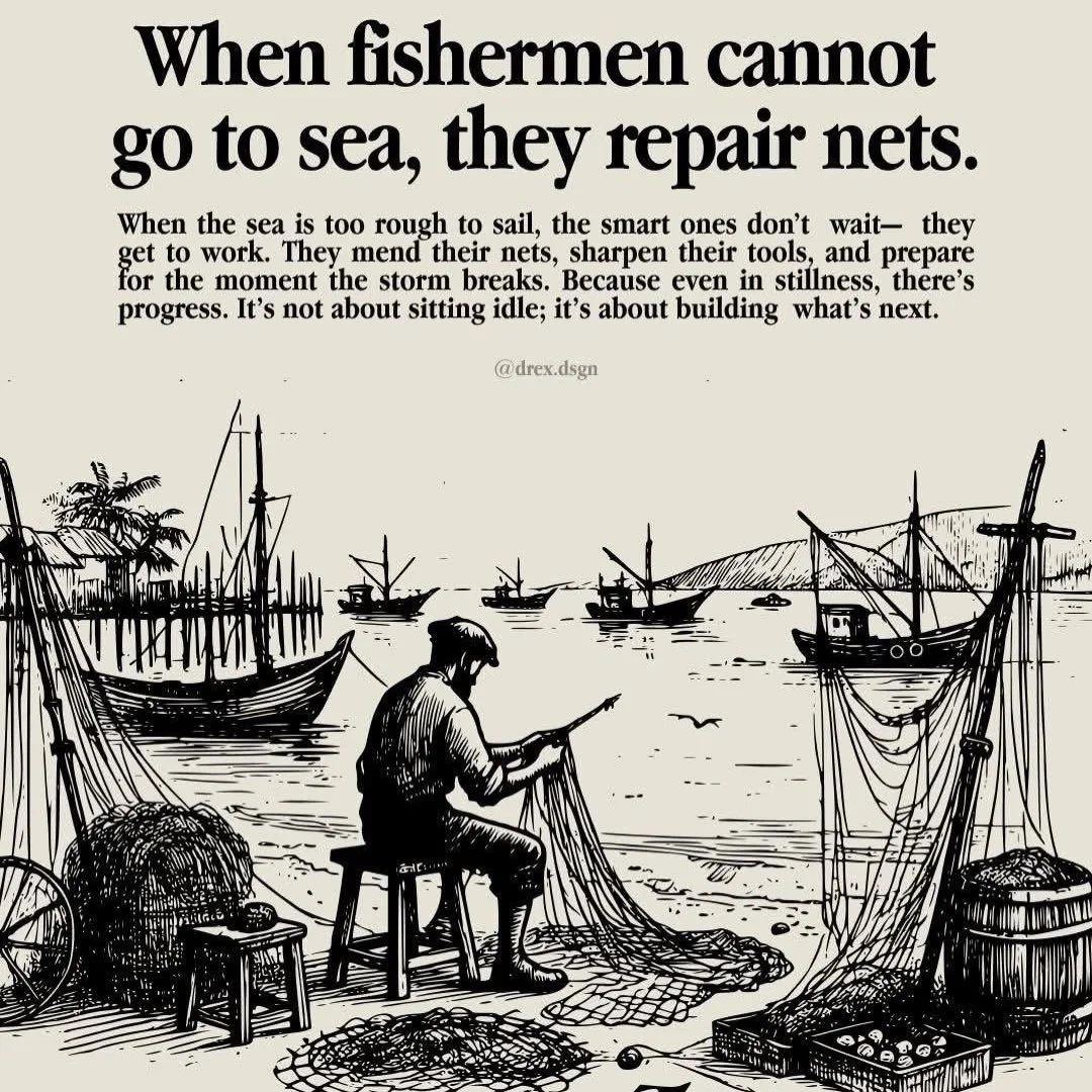 Words of wisdom. Fisherman lessons ⚓️🎣🙏
#thetidalist #wordsofwisdom #thetidalistquotes #fishermanlessons #lessons