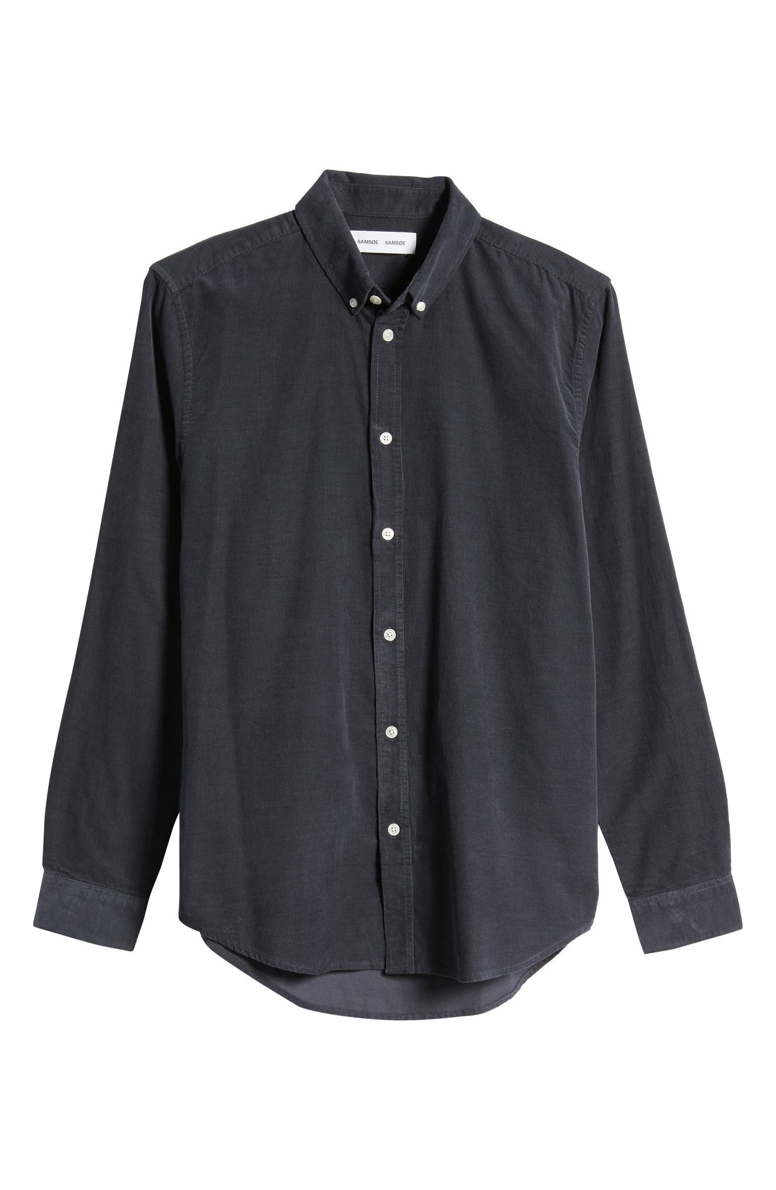SAMSØE SAMSØE Men's Liam Corduroy Button-Up Shirt 