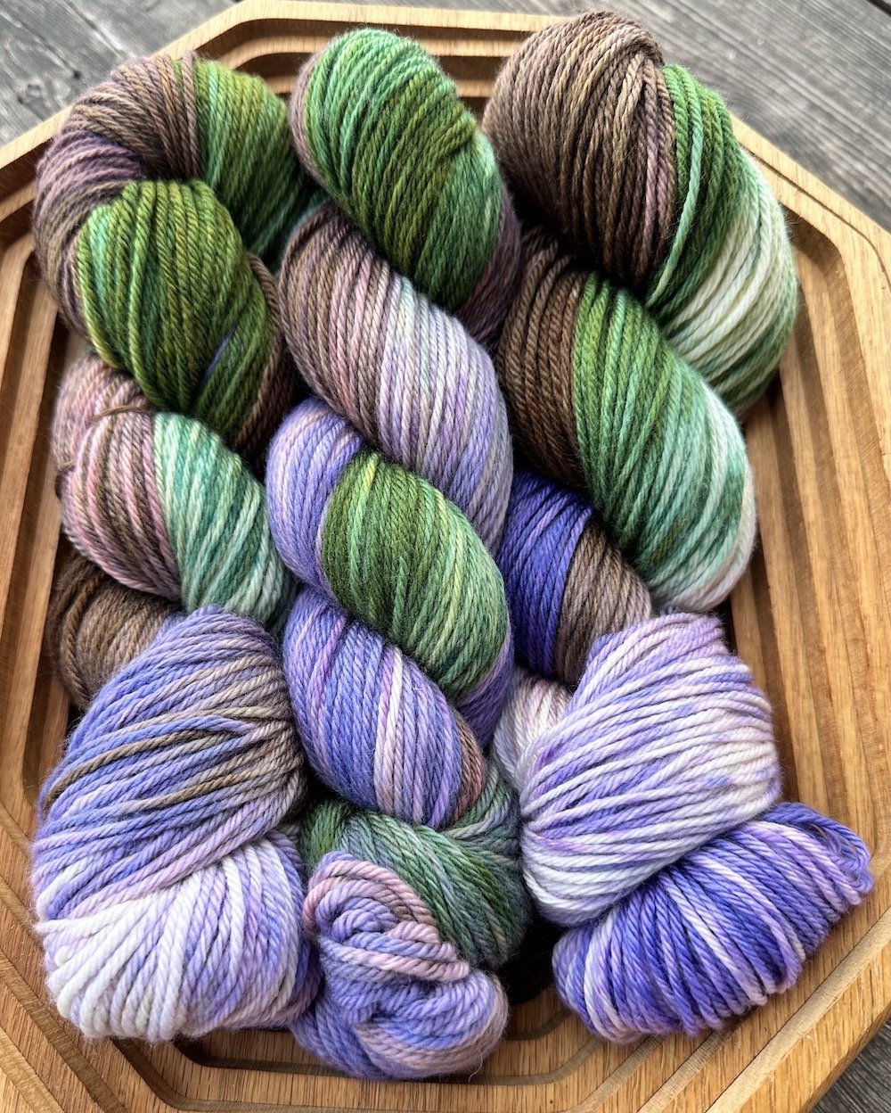 Chocolate Mint DK yarn