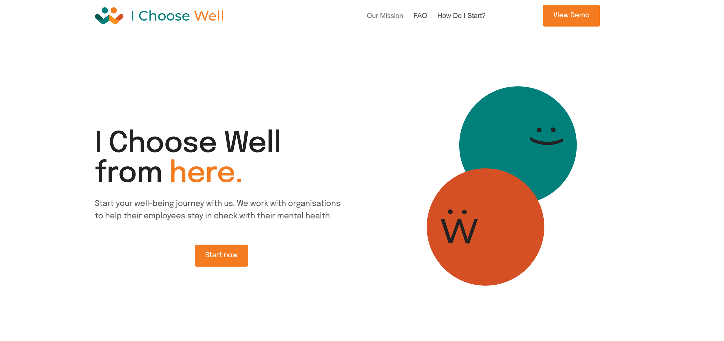 I Choose Well website