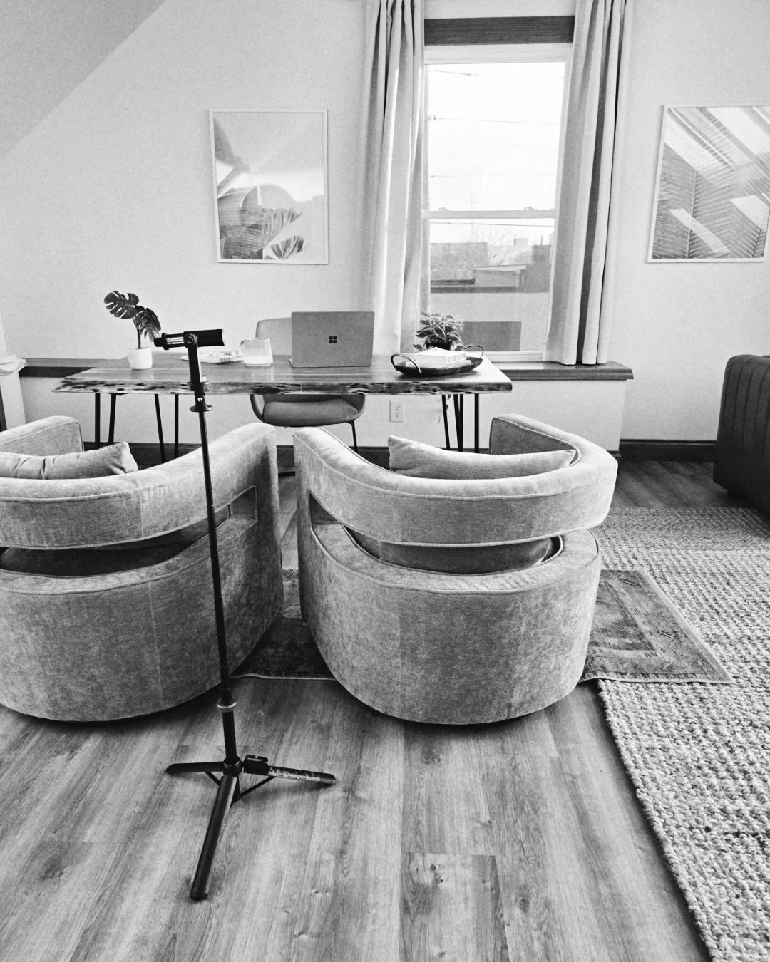 Marketing leadership workspace with campaign and content planning setup