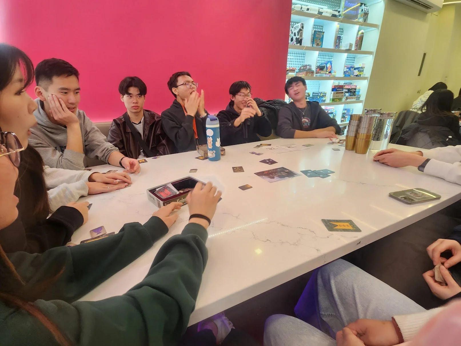 Board games night got pretty intense! 🎲