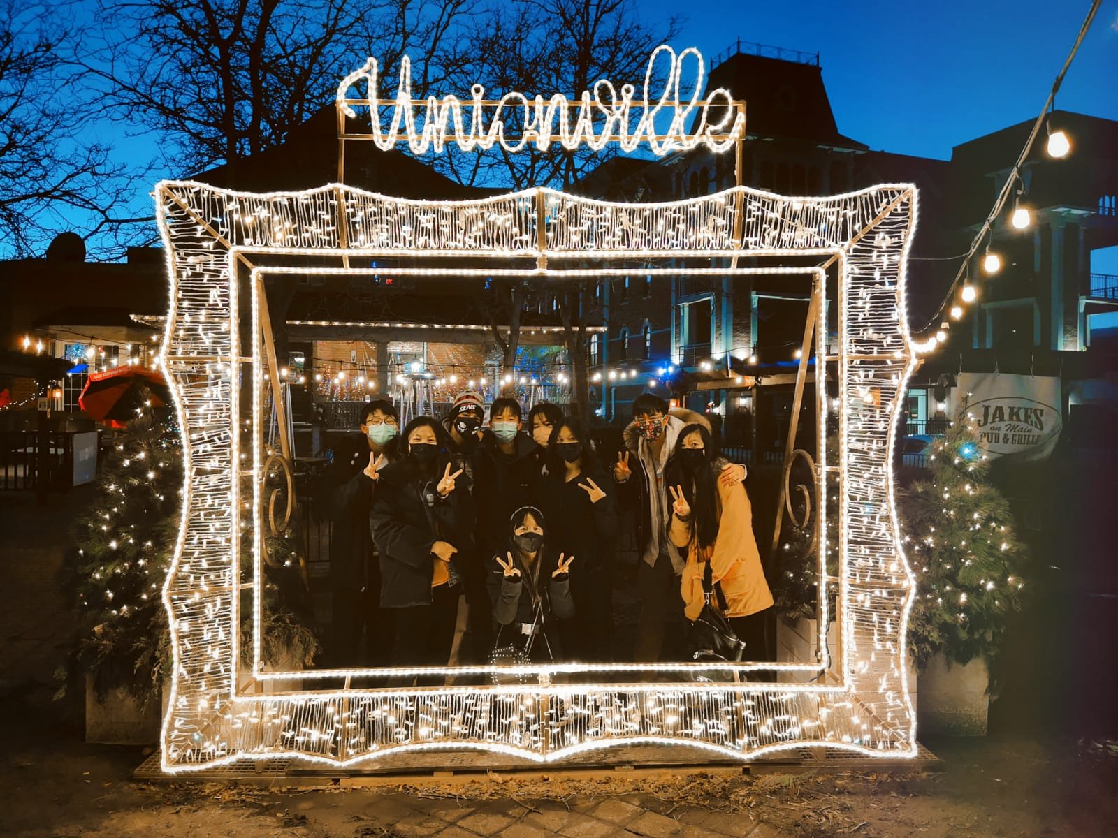 Main Street Unionville with friends from Unionville Arts!