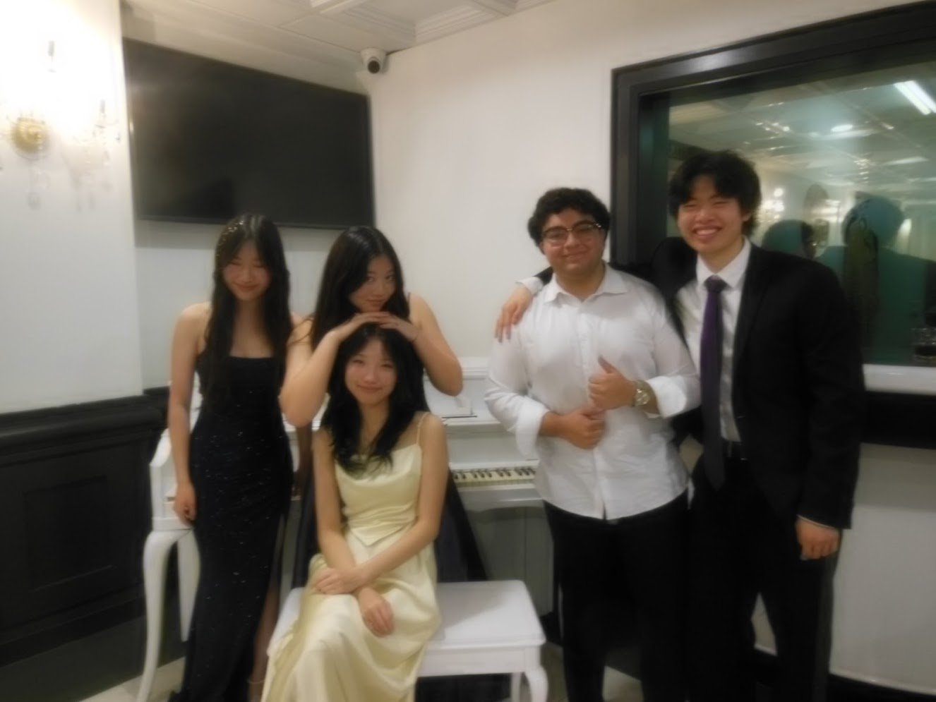 Prom pics by the piano!