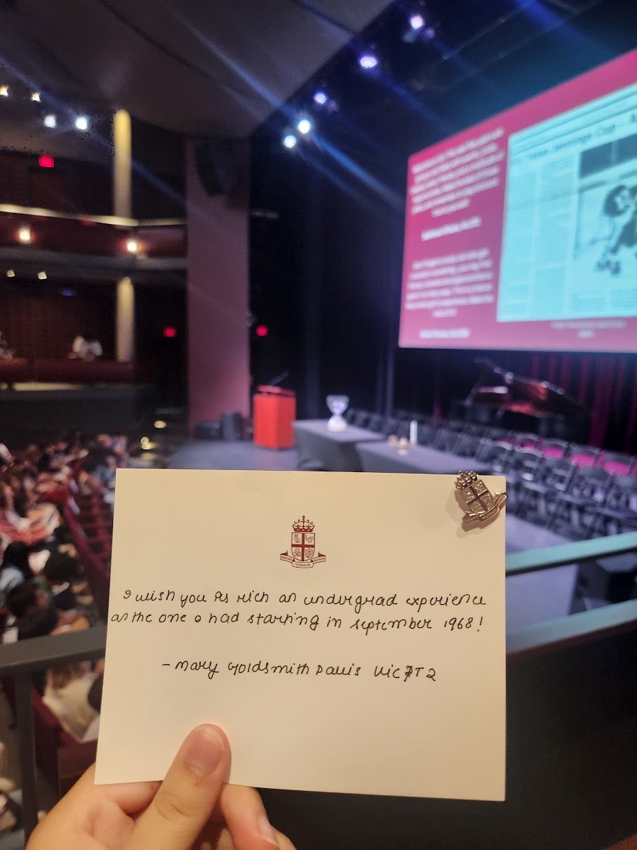 Vic welcome ceremony was so nice!! 