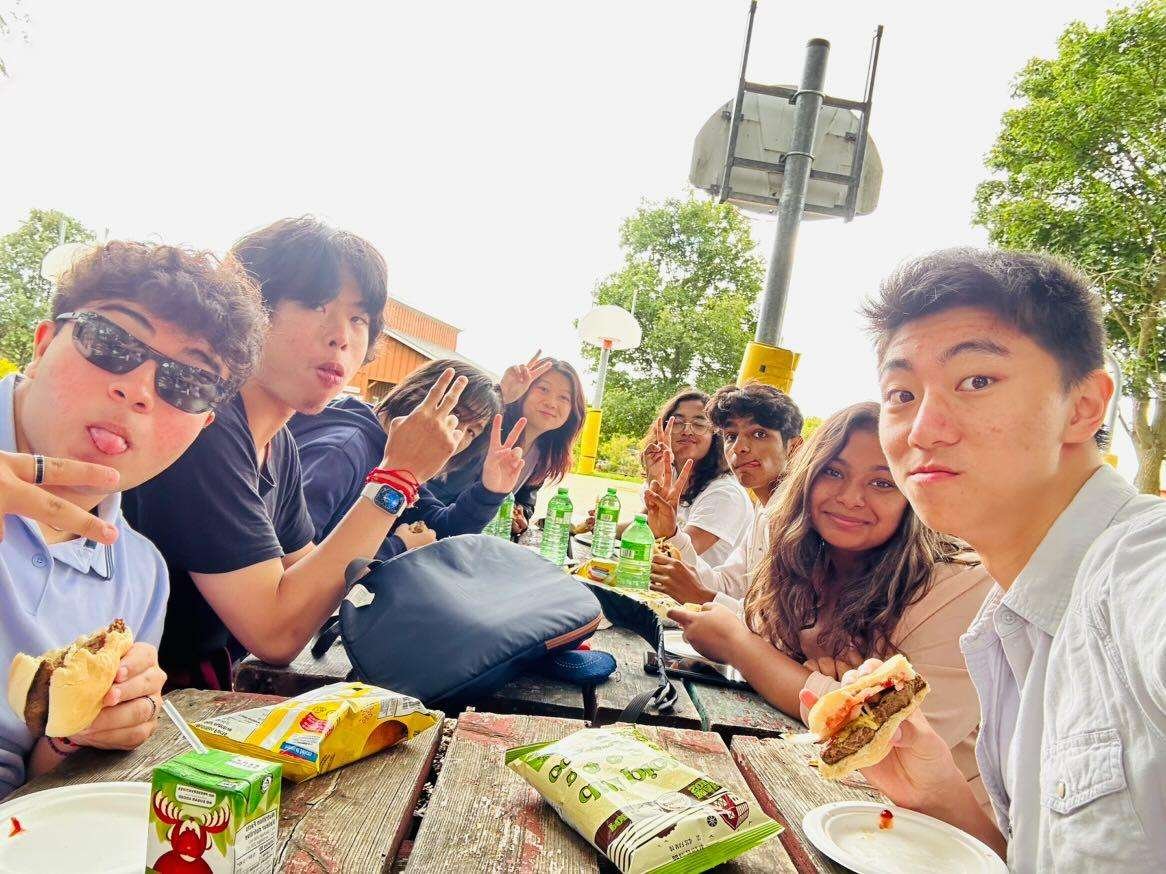 IB Orientation day!! They thought we didn't touch enough grass so they sent us to a campsite.