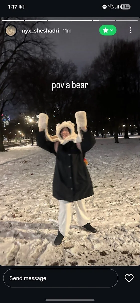 Amber and Nyx's shenanigans ‼️💃☃️