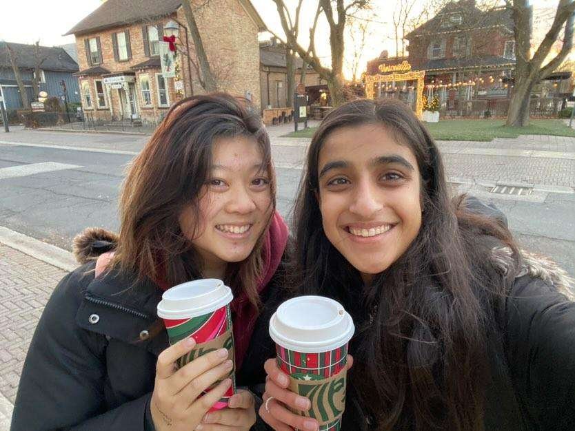 Ashna and I walked to Unionville Main Street after school. She's such an amazing person :)