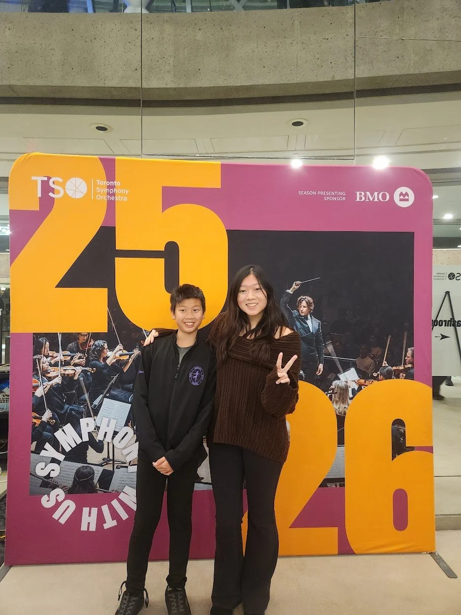 Garnet and I at two set vioilin!! 🎻