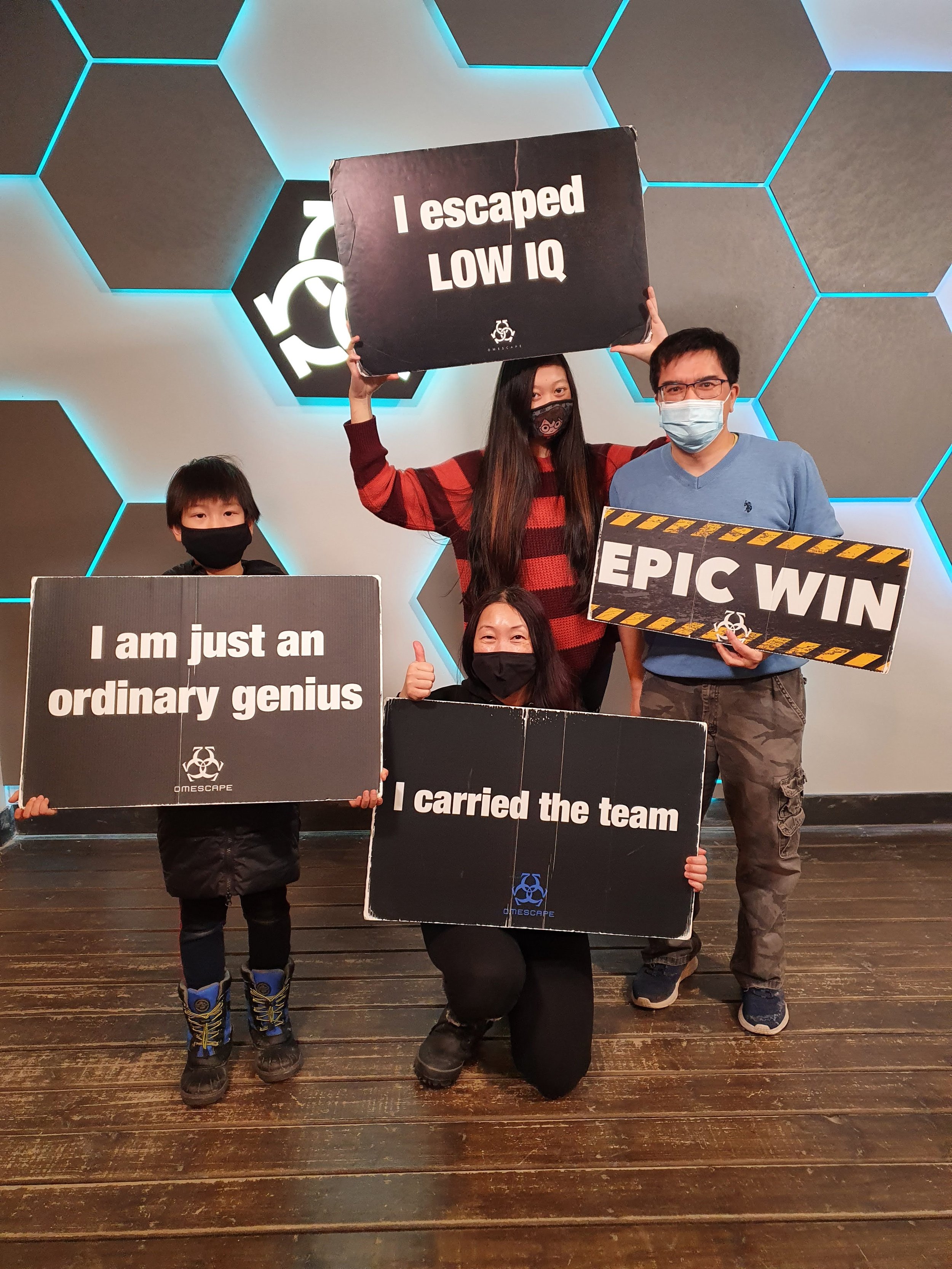 I escaped LOW IQ at Omescape markham!!