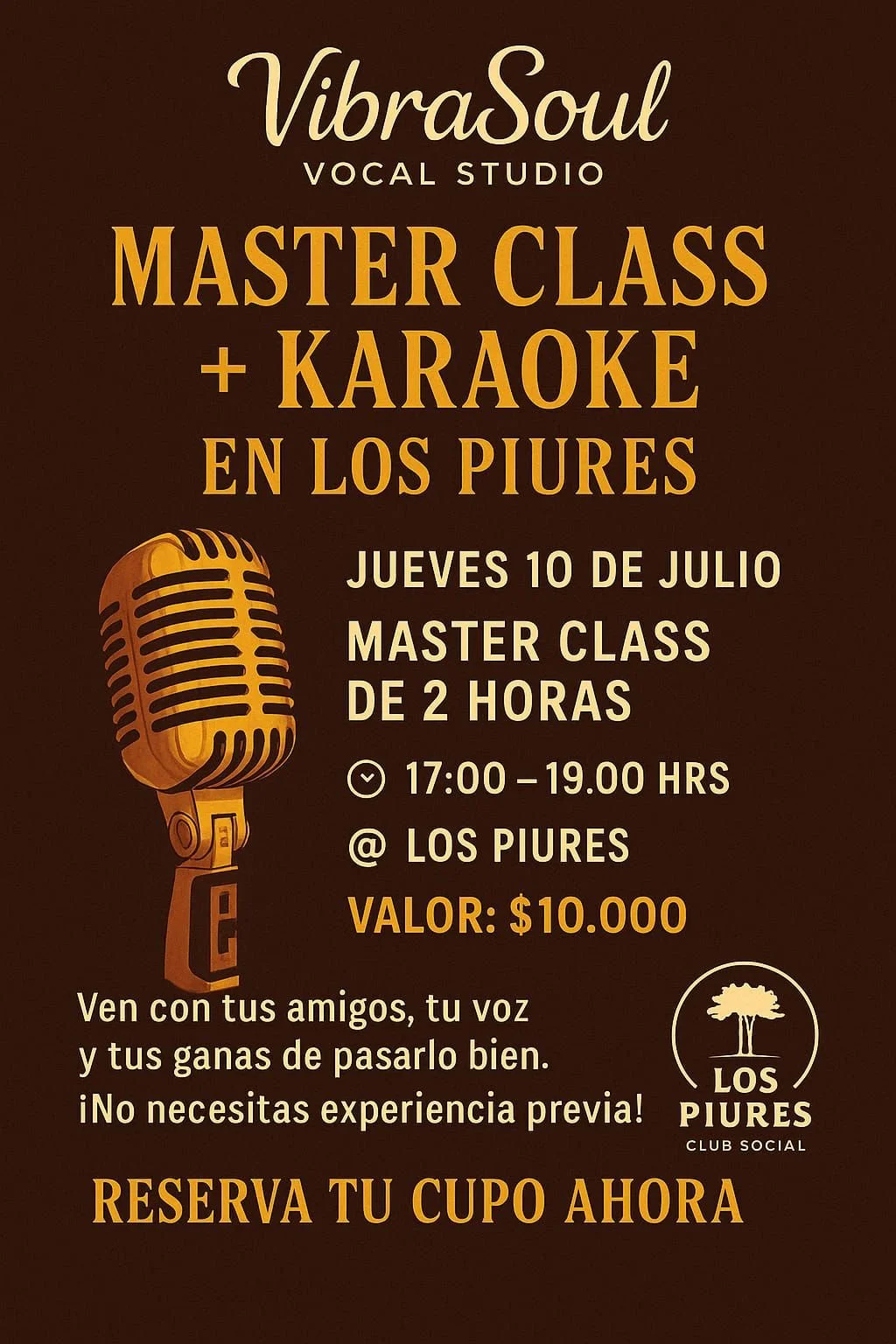 Vibrasoul Master Class + Karaoke