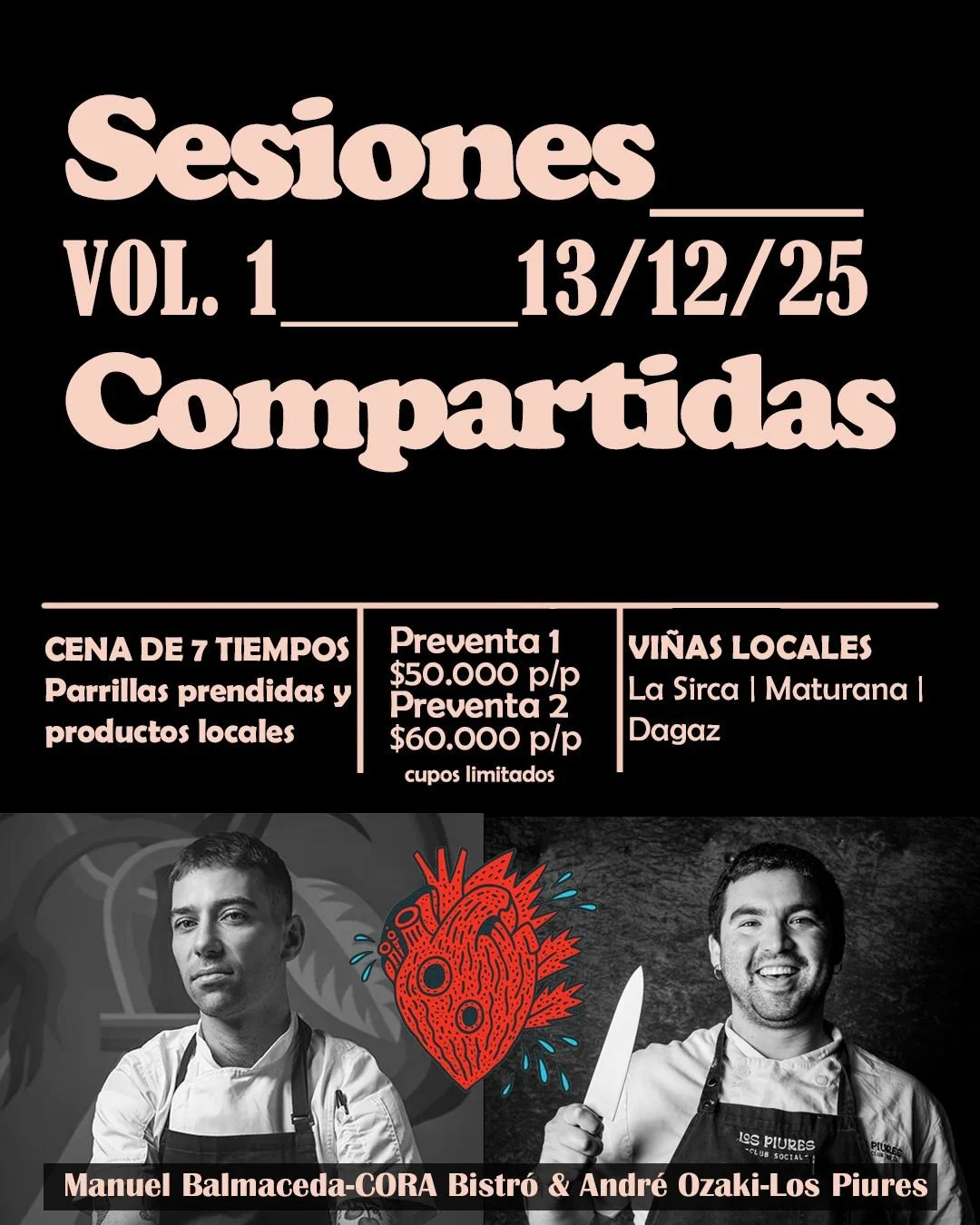 Sesiones Compartidas Vol 1 .0 x CORA BISTRÓ