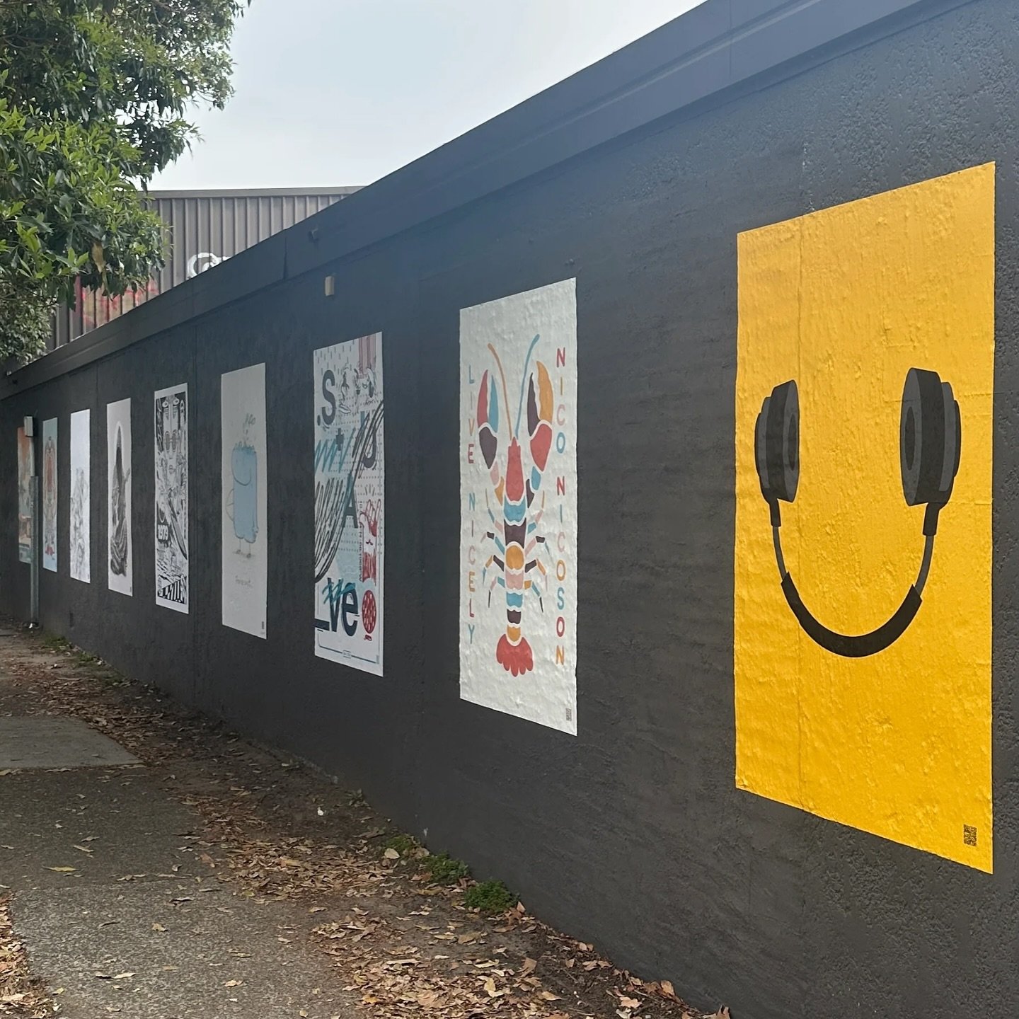 BAD Poster 2024 is now live.

Check out the new locations (see map) with 9 new large-scale posters plus the relocated Frankie &amp; Bride paste-up in Mitchell Road - each artwork with its own phone-activated AR layer

Also, you&rsquo;ll find some new
