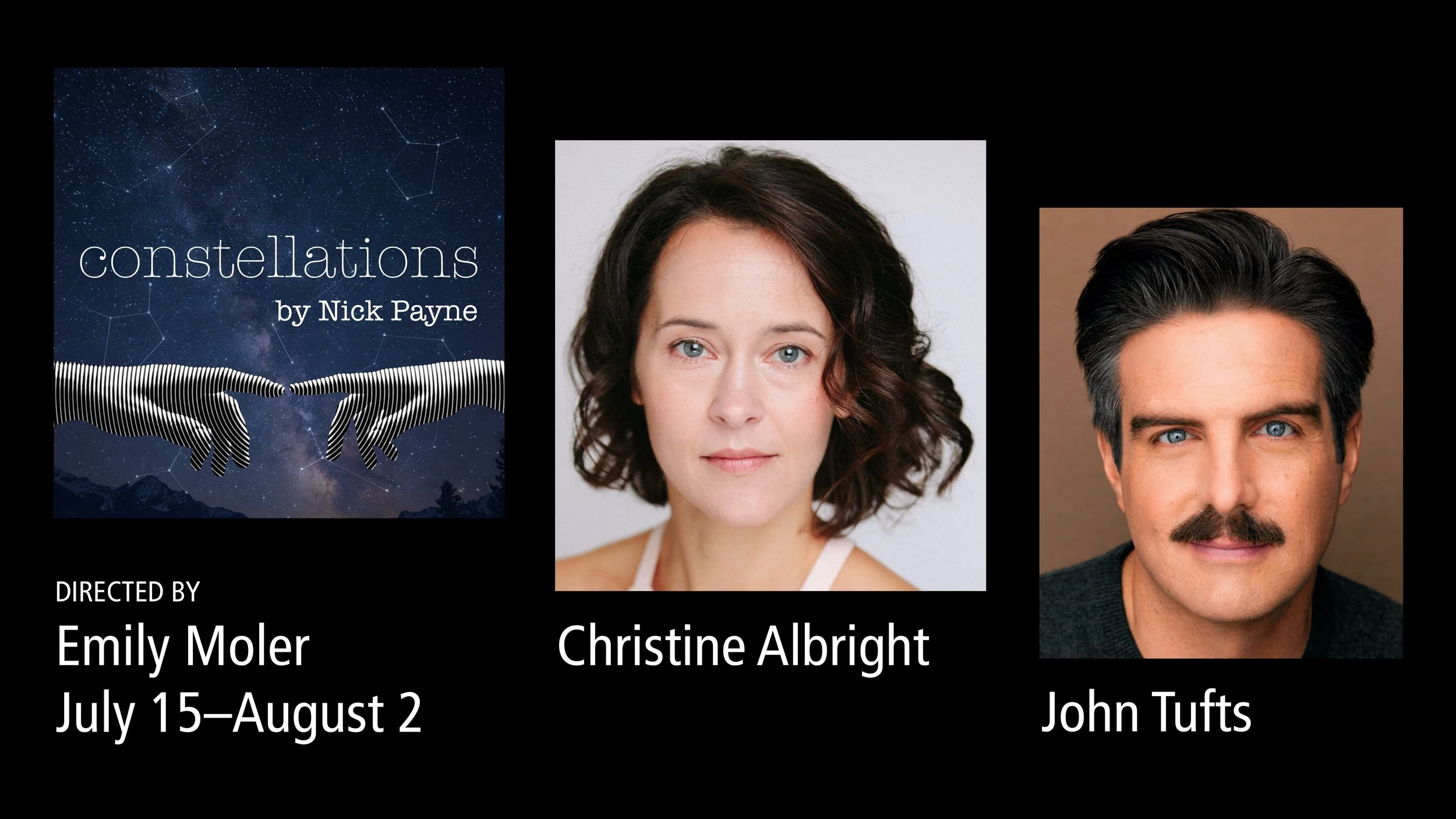 Constellations - Rogue Theater Company in Ashland, Oregon. John Tufts