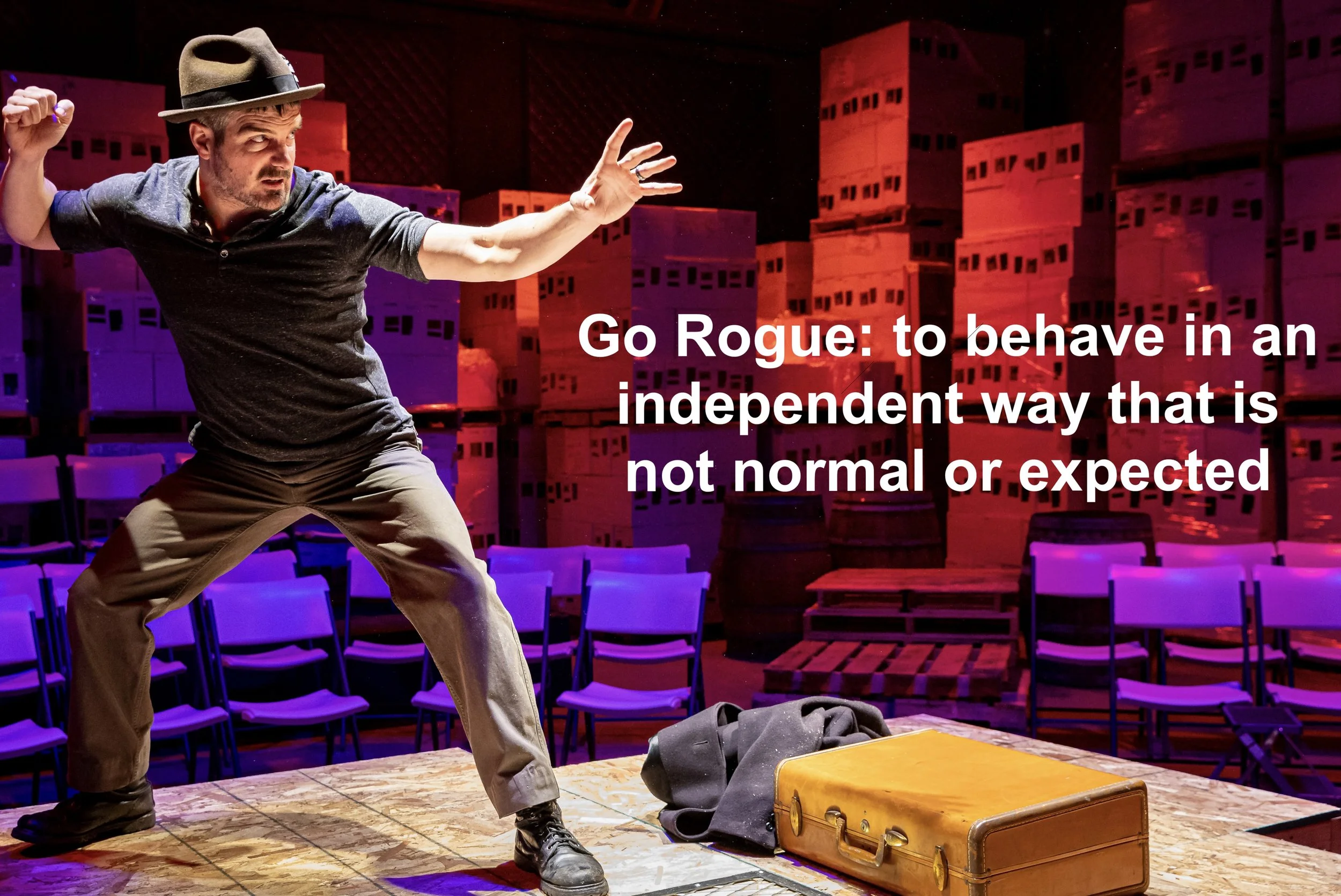John Tufts in AN ILAD at Rogue Theater Company, Ashland, Oregon
