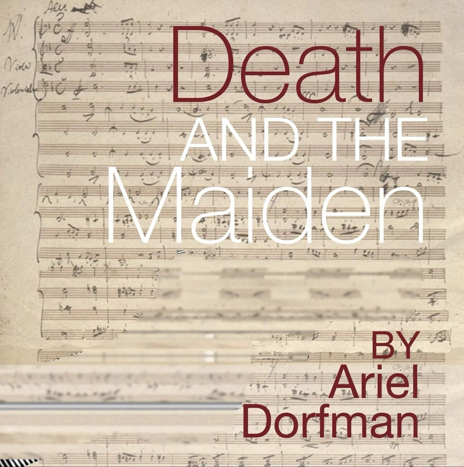 Death and the Maiden. Rogue Theater Company in Ashland, Oregon. Nell Geisslinger. Daniel Molina. James Newcomb.