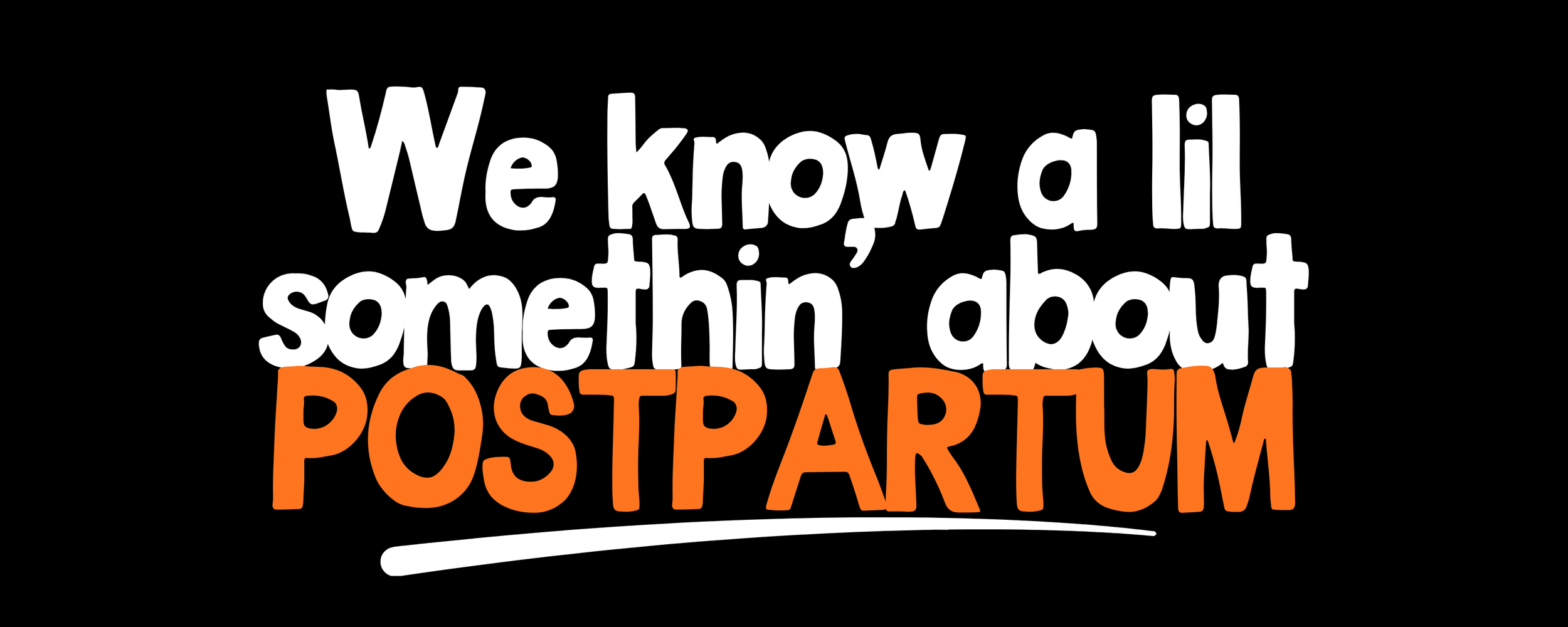 Postpartum Doula care branding graphic from The Liberated Birth, for Families living in Washington, DC and the DMV area.