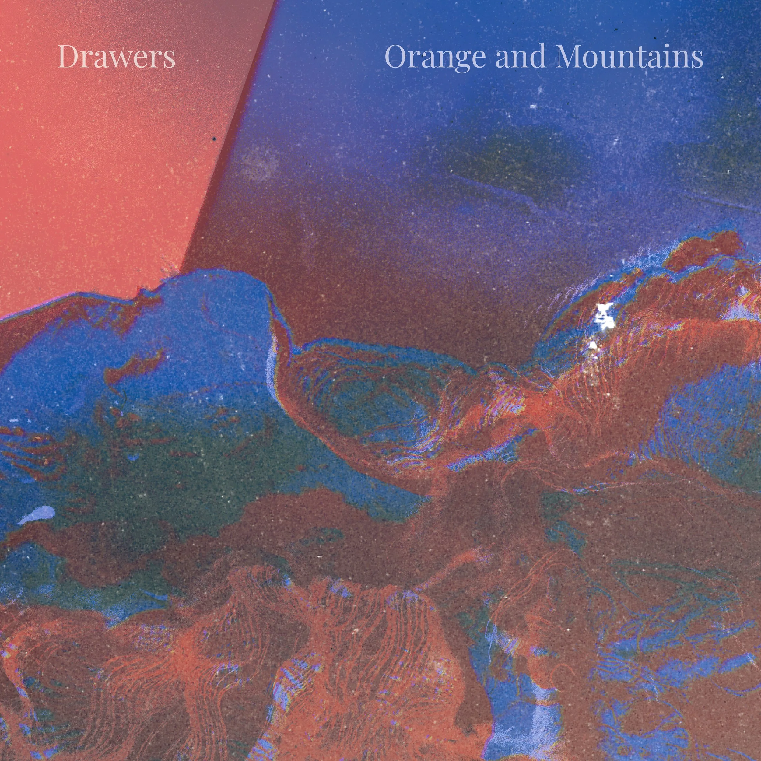 Orange and Mountains - Drawers
