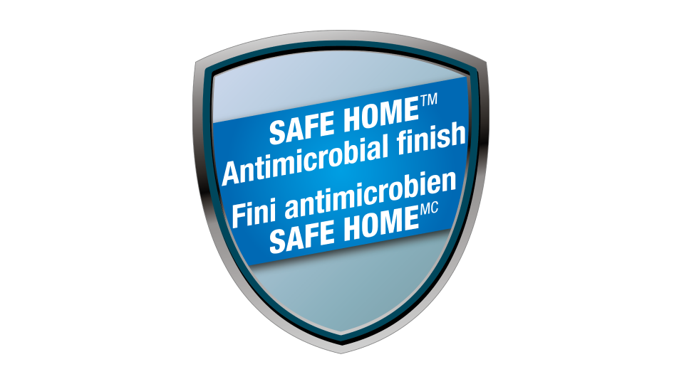  SAFEHOME™ antibacterial finish for your peace of mind