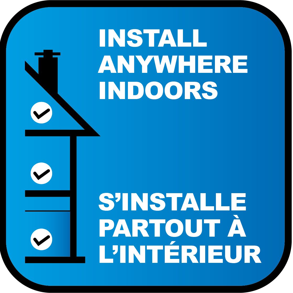 Install anywhere in your home