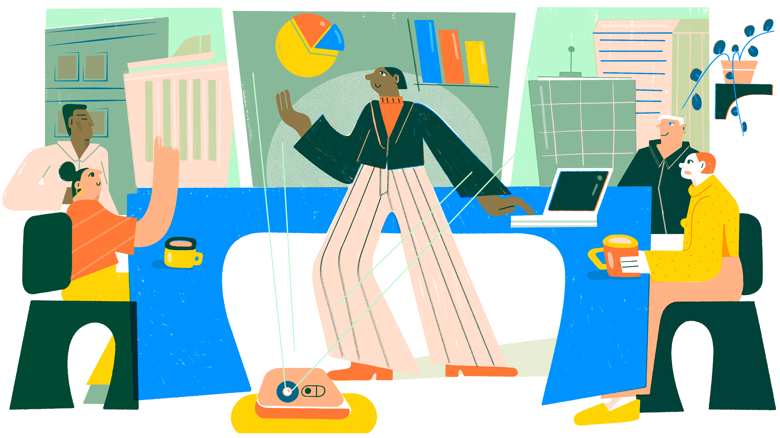 Editorial illustration law magazine