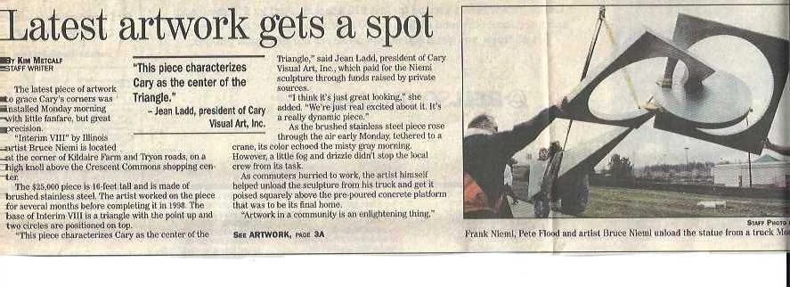 Latest Artwork Gets a Spot_Interim VIII_pg. 1 of 2