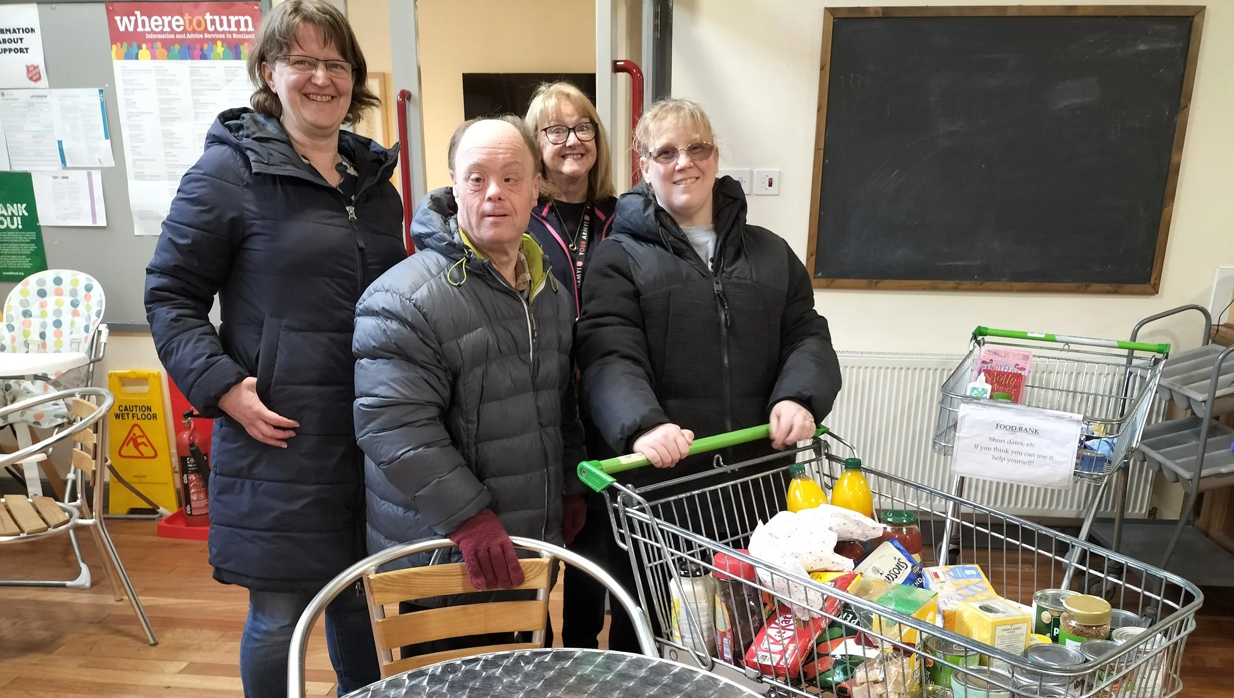 Food Bank Donations to the Salvation Army