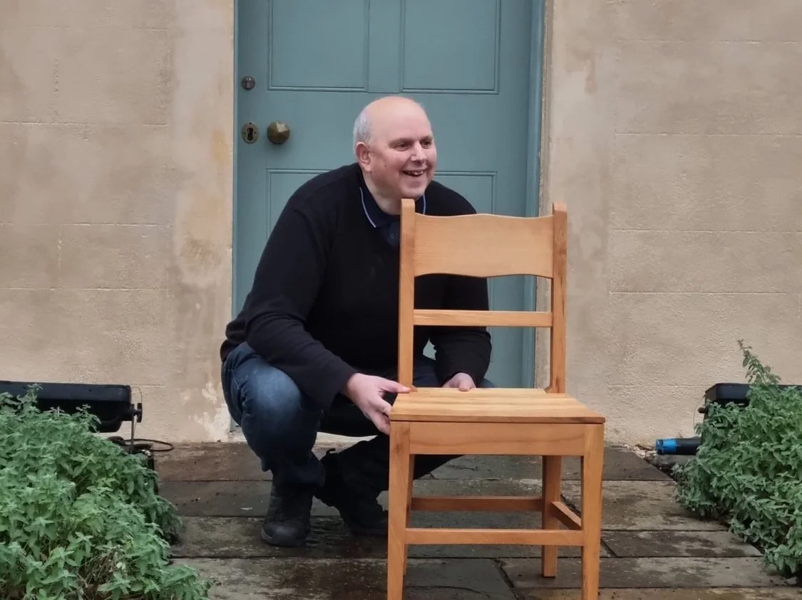 Brian’s commission of 15 Georgian style chairs for the Botanic Cottage at the Edinburgh Royal Botanic Gardens.