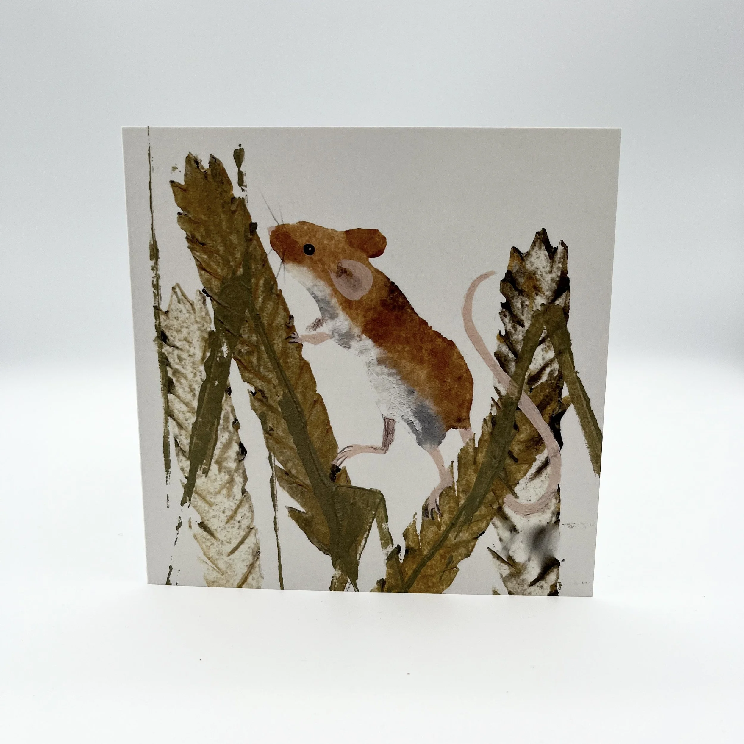 Field Mouse With Brambles Card