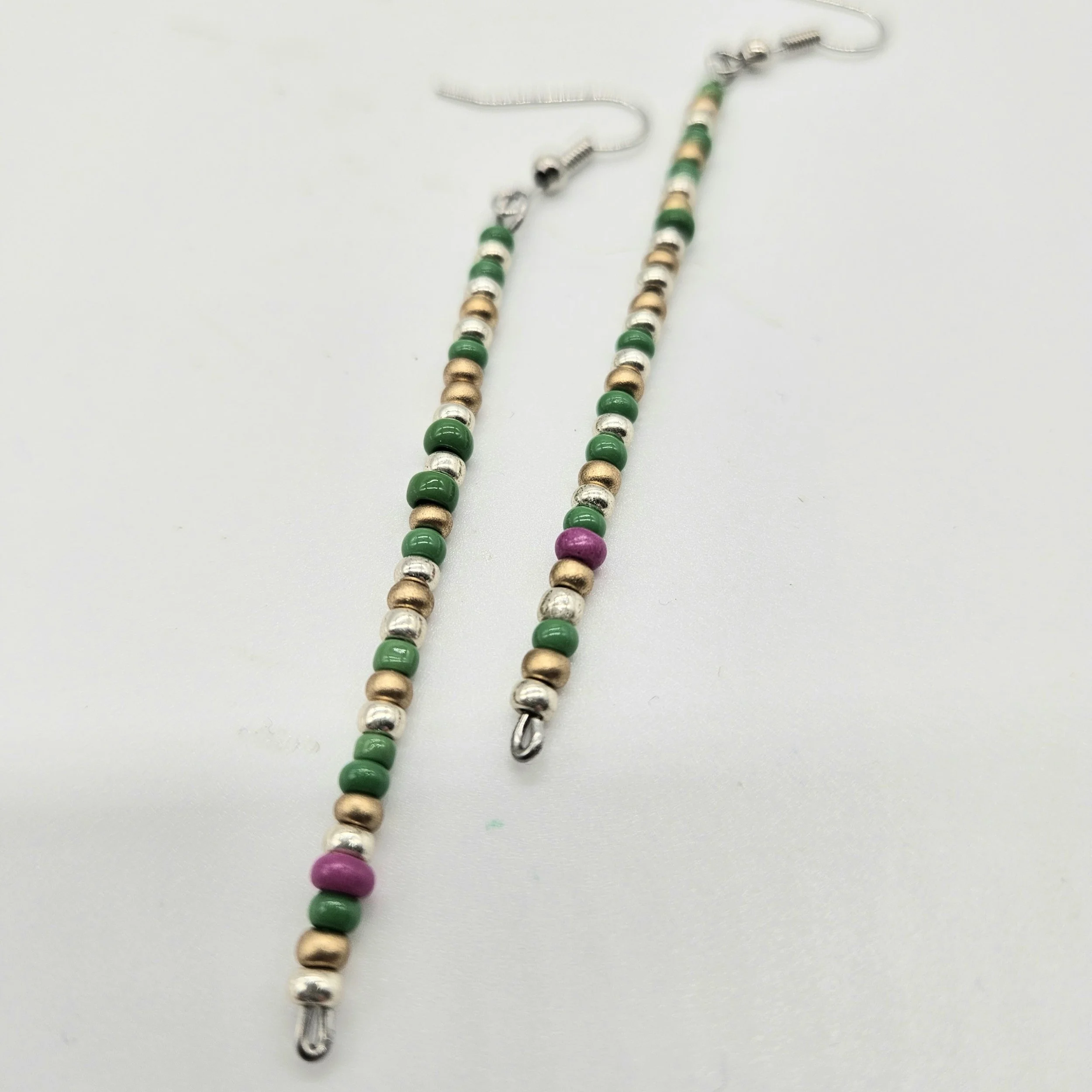Angela's Long Bead Earrings