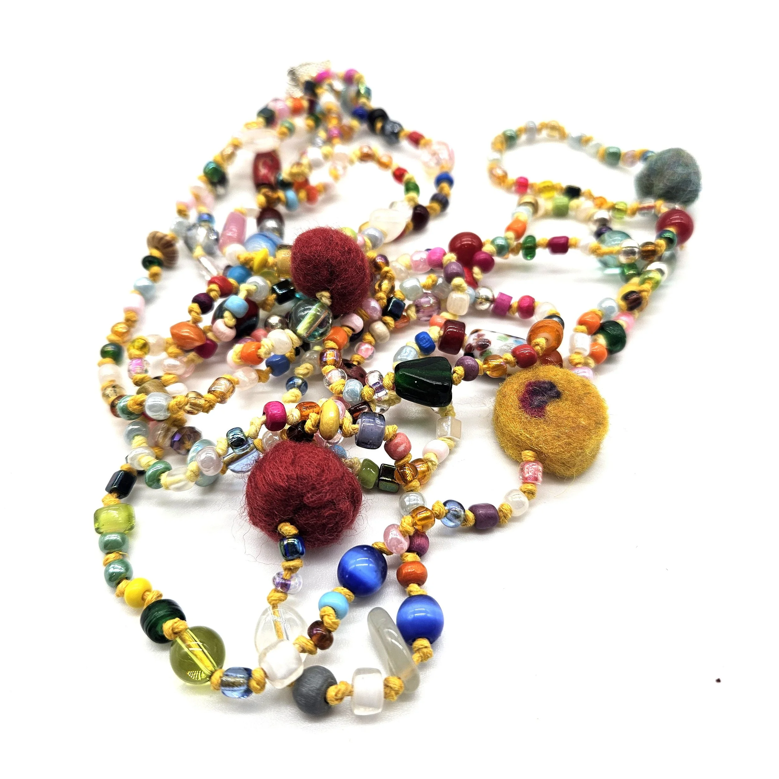 Donna's Triple Strand Bead Necklace