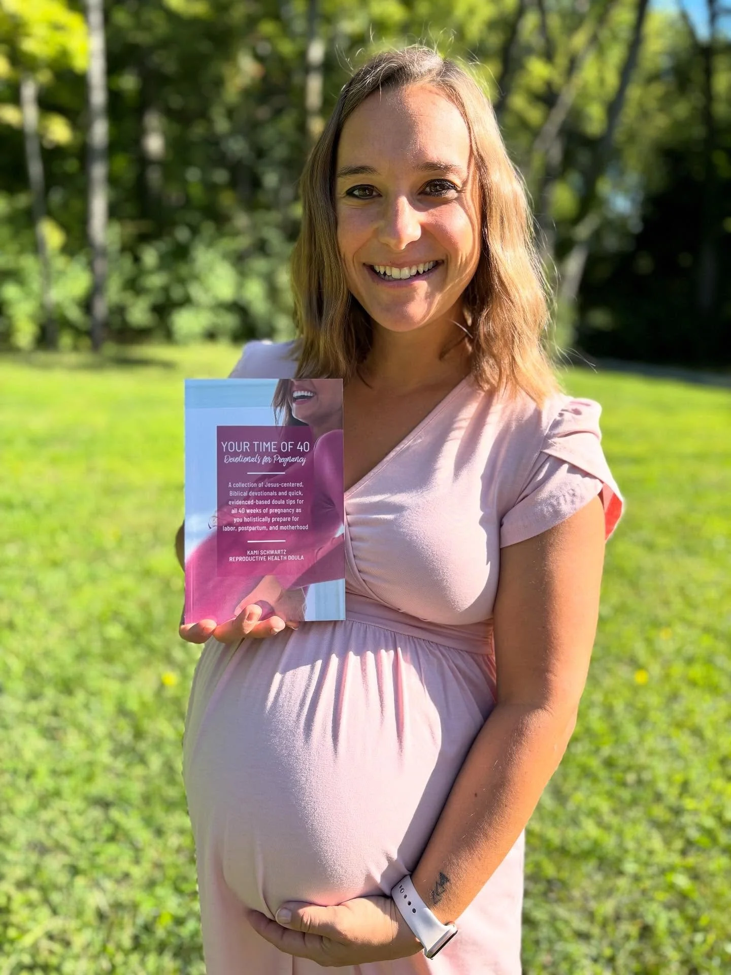 Years ago, I started writing Biblical devotionals to send my clients each month of pregnancy as they experience the transformative power of motherhood.

Now what I shared with them is packaged up and available to you in a 10 part booklet. It makes a 