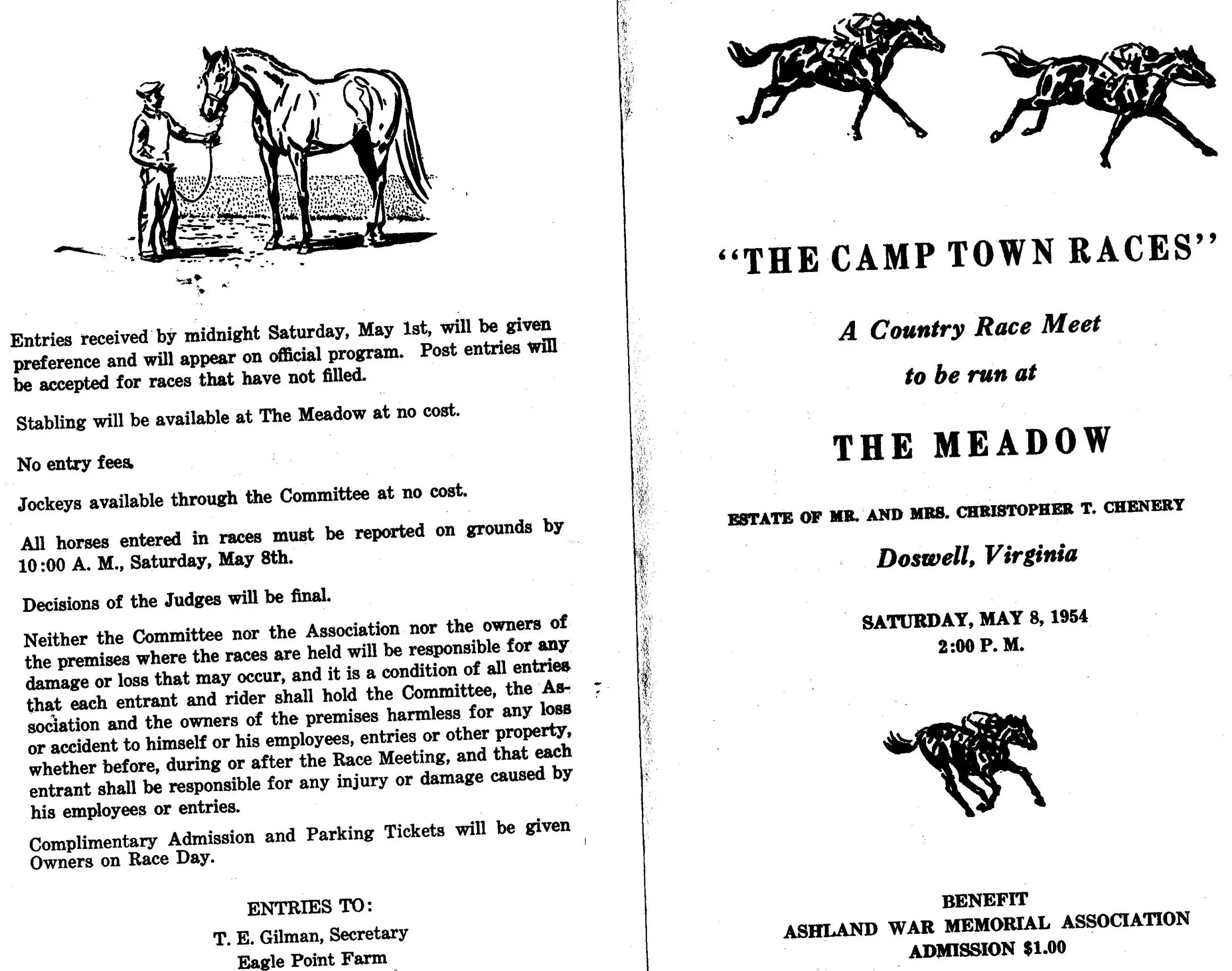 HistoryTalks: History of Camptown Races by Donna Gilman Dennehy