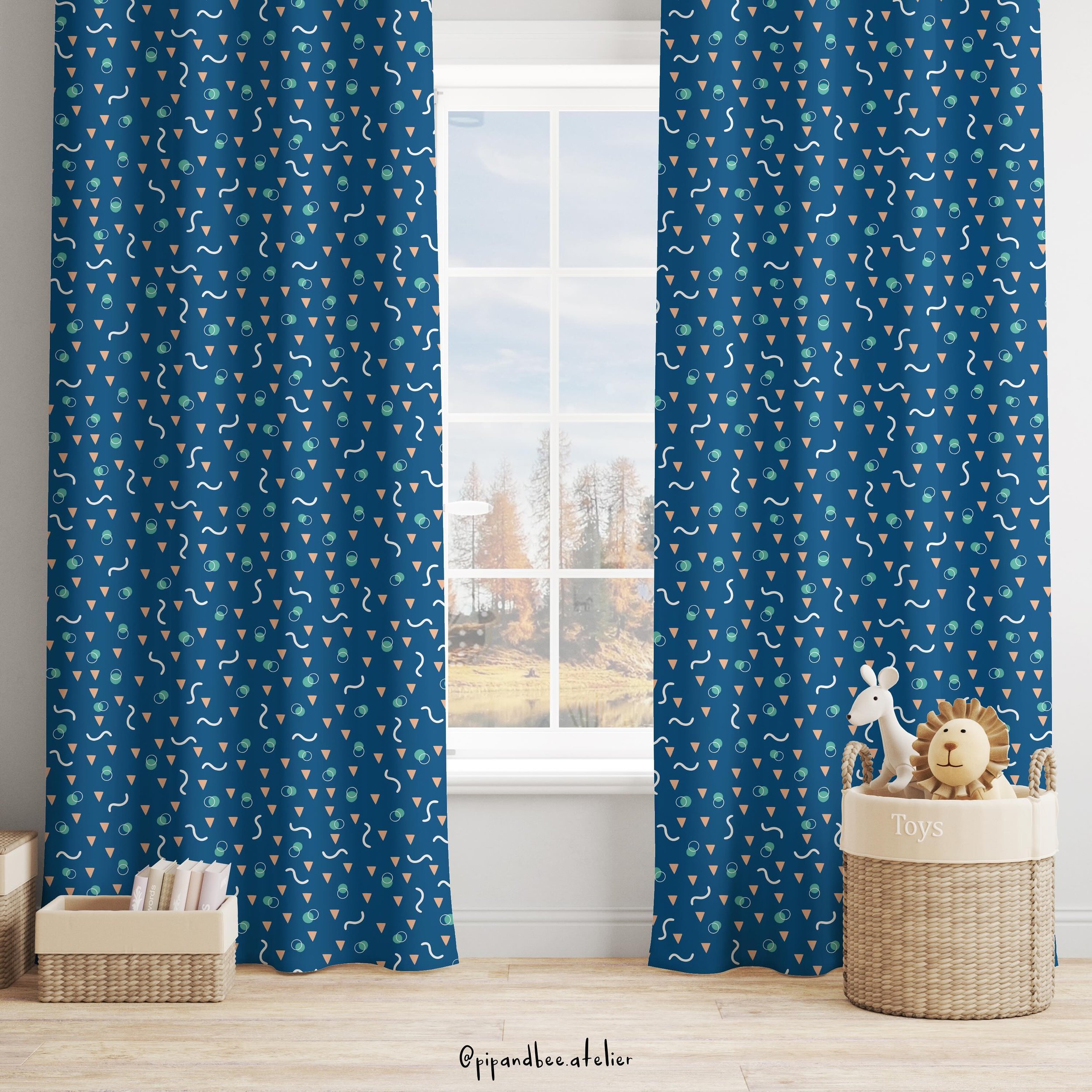 Been a while since I applied a pattern to a curtain and thought this one was perfect for a set of curtains! 

#curtains  #curtaindesign #curtainsforkids #kidsrooms #nursery #nurserydecor #nurserydesign #fabricdesigns #fabricforkids #fabriccollections
