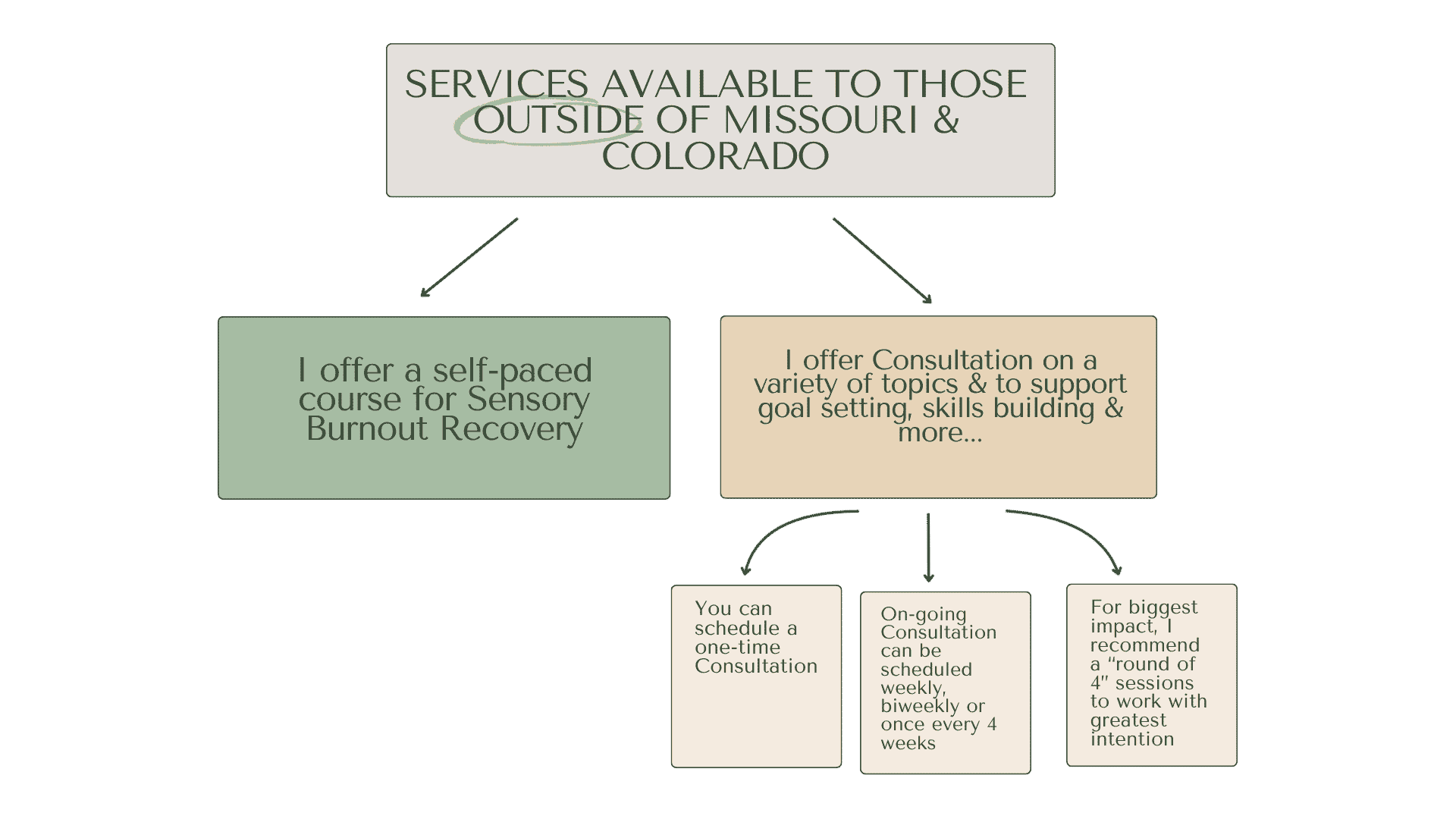 flowchart for services outside of CO and MO