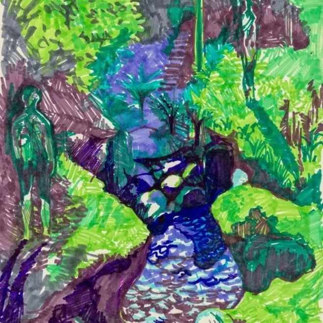 Over the waterfall | Marina Renee Cemmick