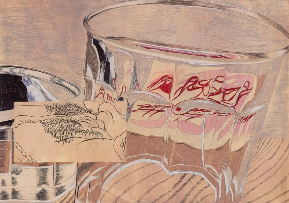 Water Glass on Bedsite Table | Keziah Mornin