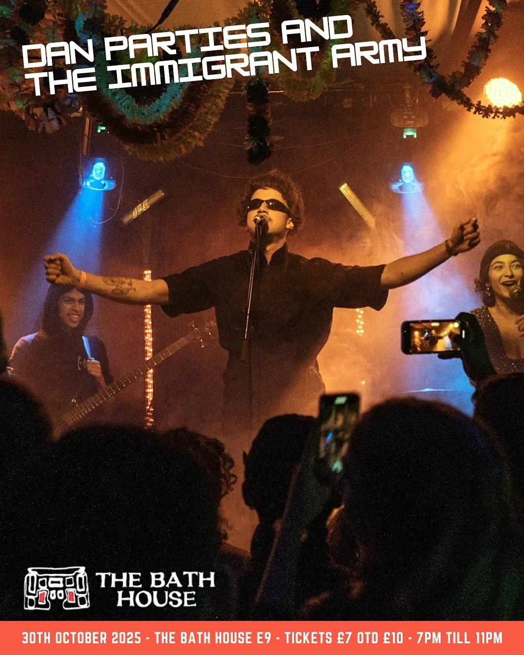 🎸 Dan Parties (@partiesanimal) &amp; The Immigrant Army are back ! 
(Swipe for tunes)!!

After a 3 year hiatus, The Immigrant Army returns to the stages with their infectious, high octane, psychedelic rock fusion drinking from soul, jazz and punk - 