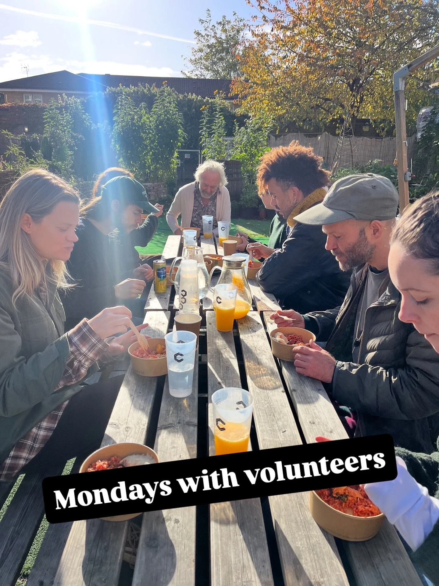 A few highlights from our volunteer days over the past few weeks! 

Sanding and fixing tables for our cafe, autumn cleaning, making our own concrete plant pots. Somehow we always get blessed with sun for our lunches. 
Thank you to our volunteer famil