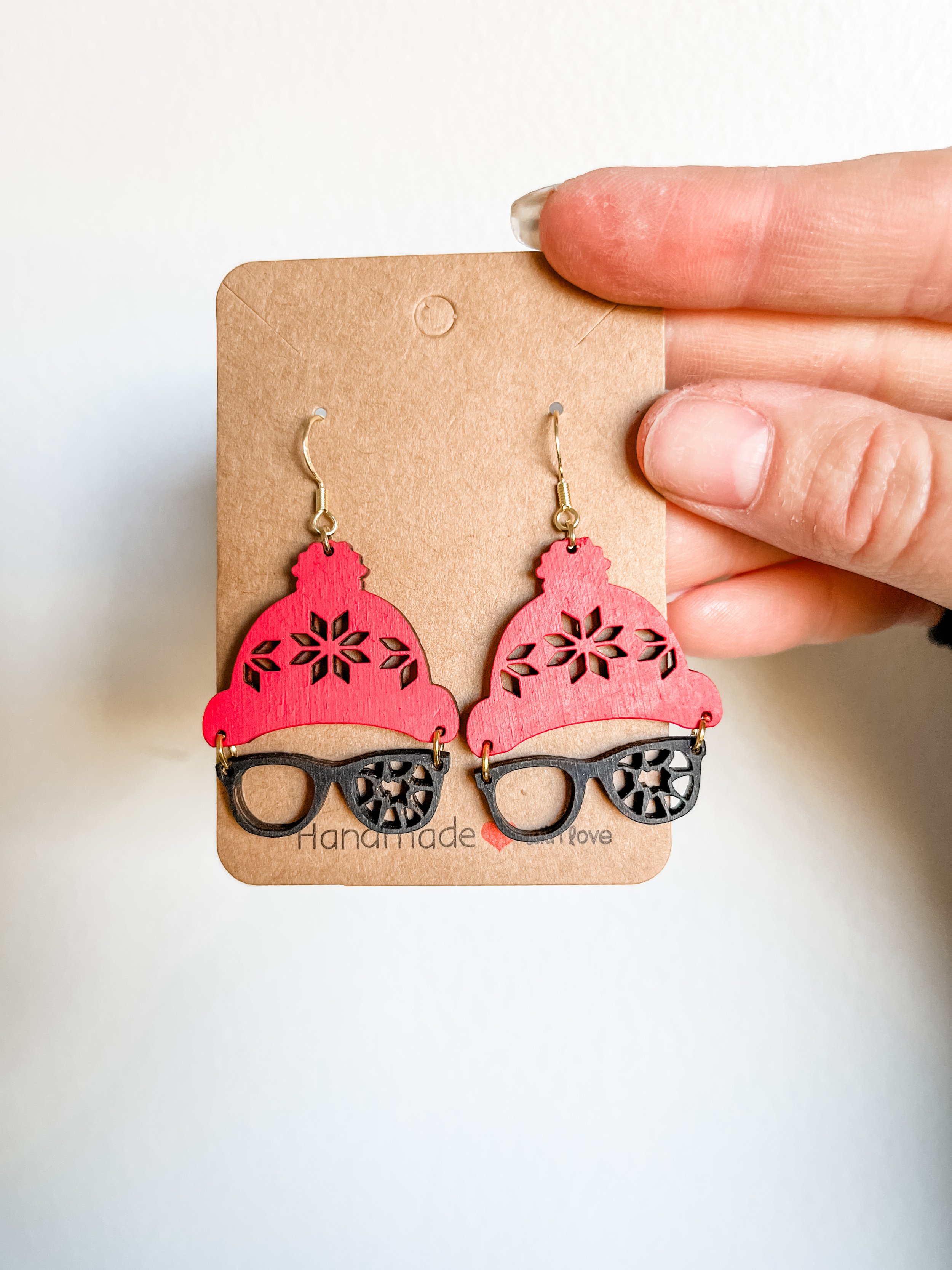 “Don’t Shoot Your Eye Out” Christmas Dangle Earrings