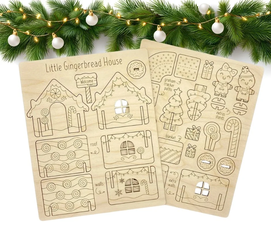 Little Gingerbread House DIY Paint Kit