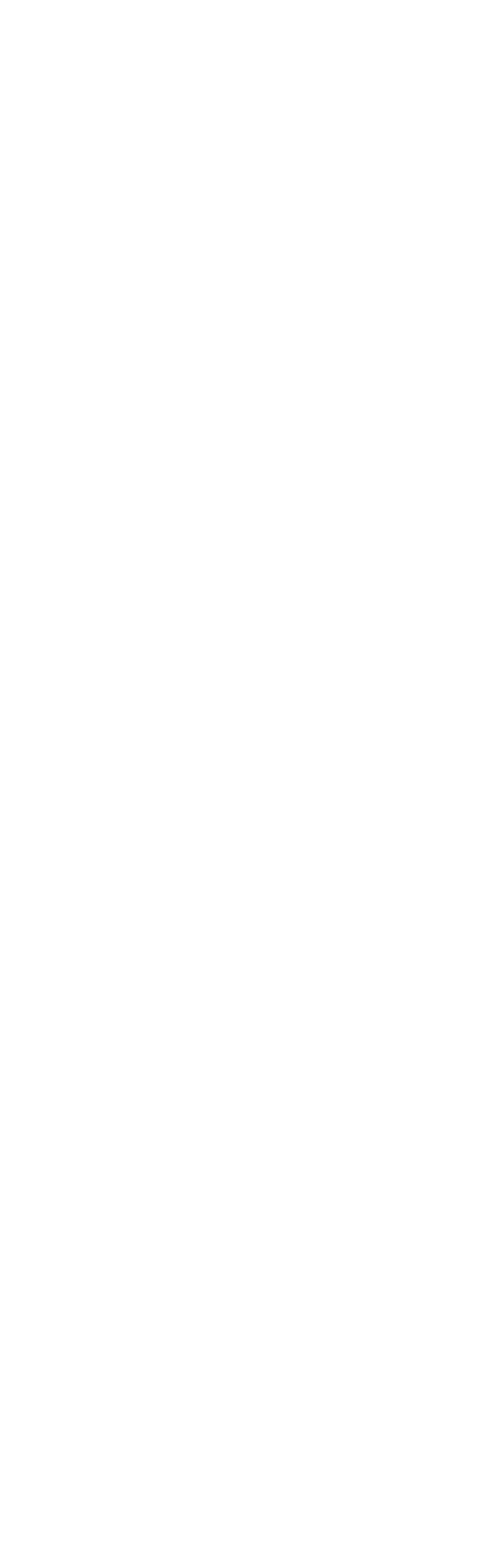 White downward arrow on a black background.