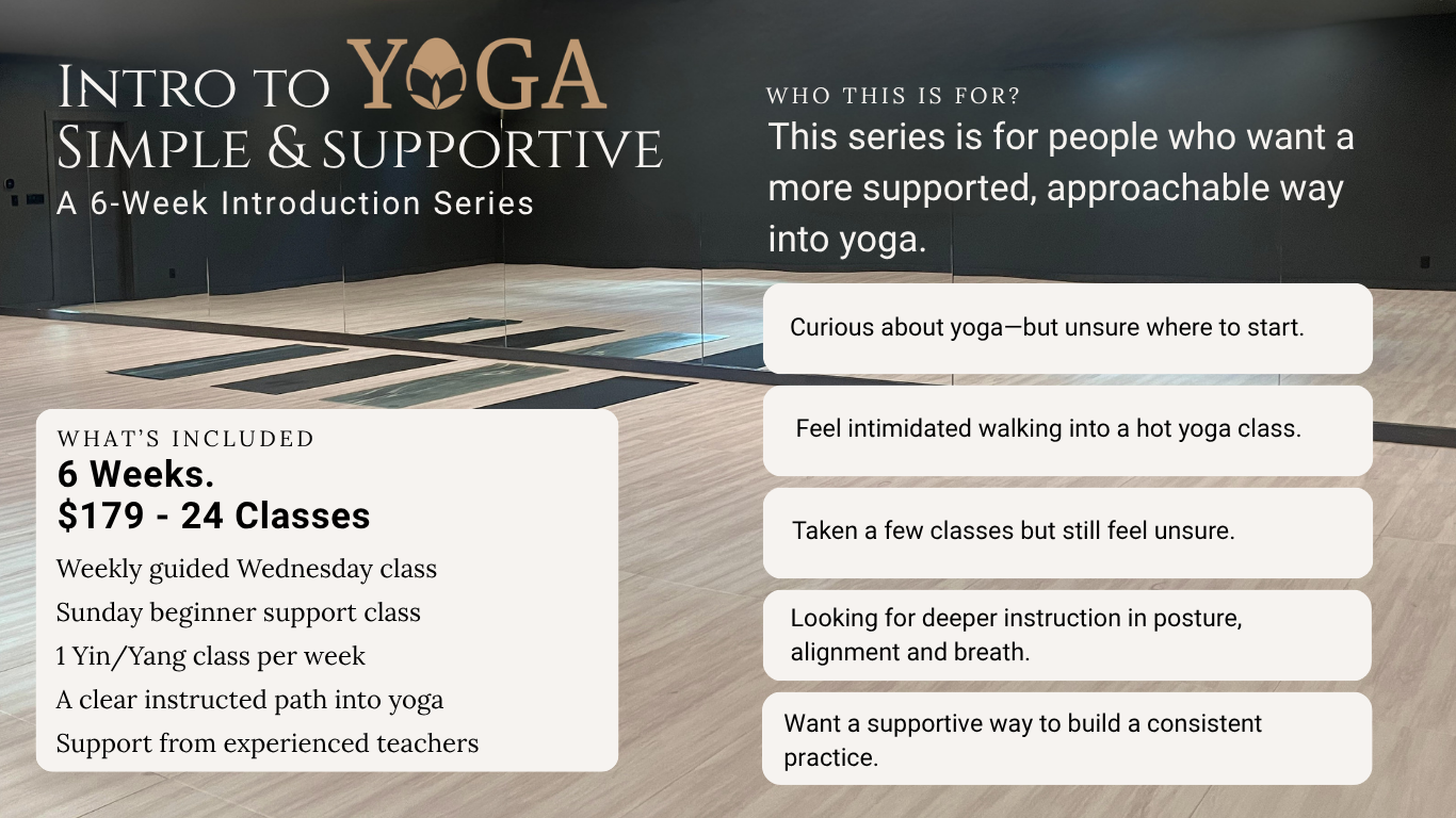 6 Weeks Series for Beginners  Start Yoga Simple and Supported
