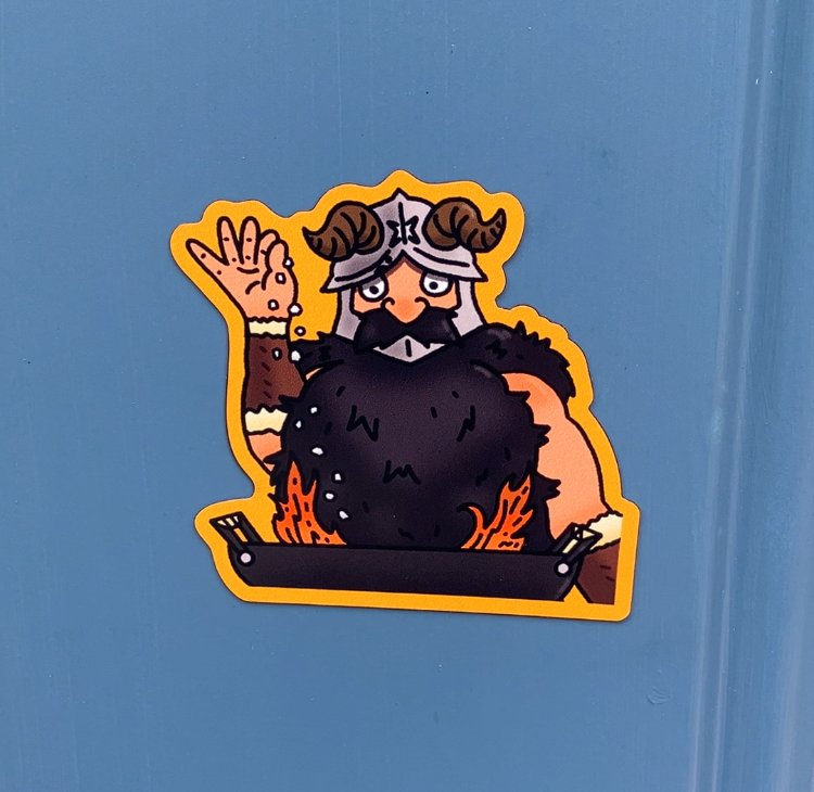 A Delicious Meal (Magnet)