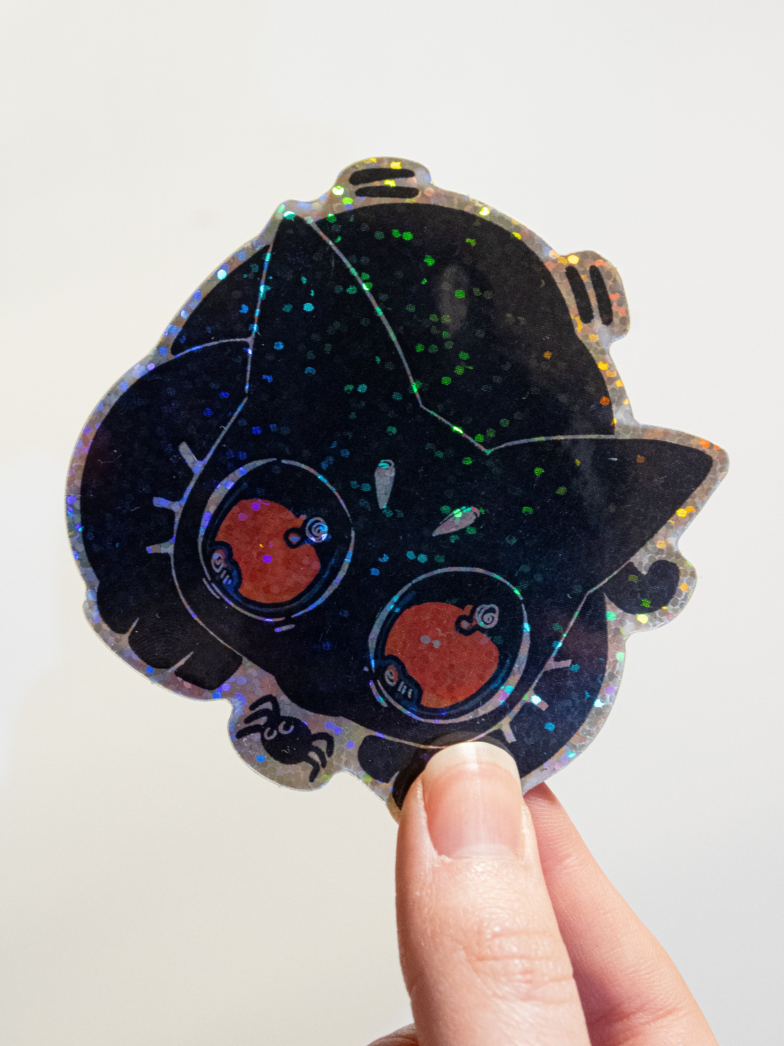 Spider Catcher Sticker