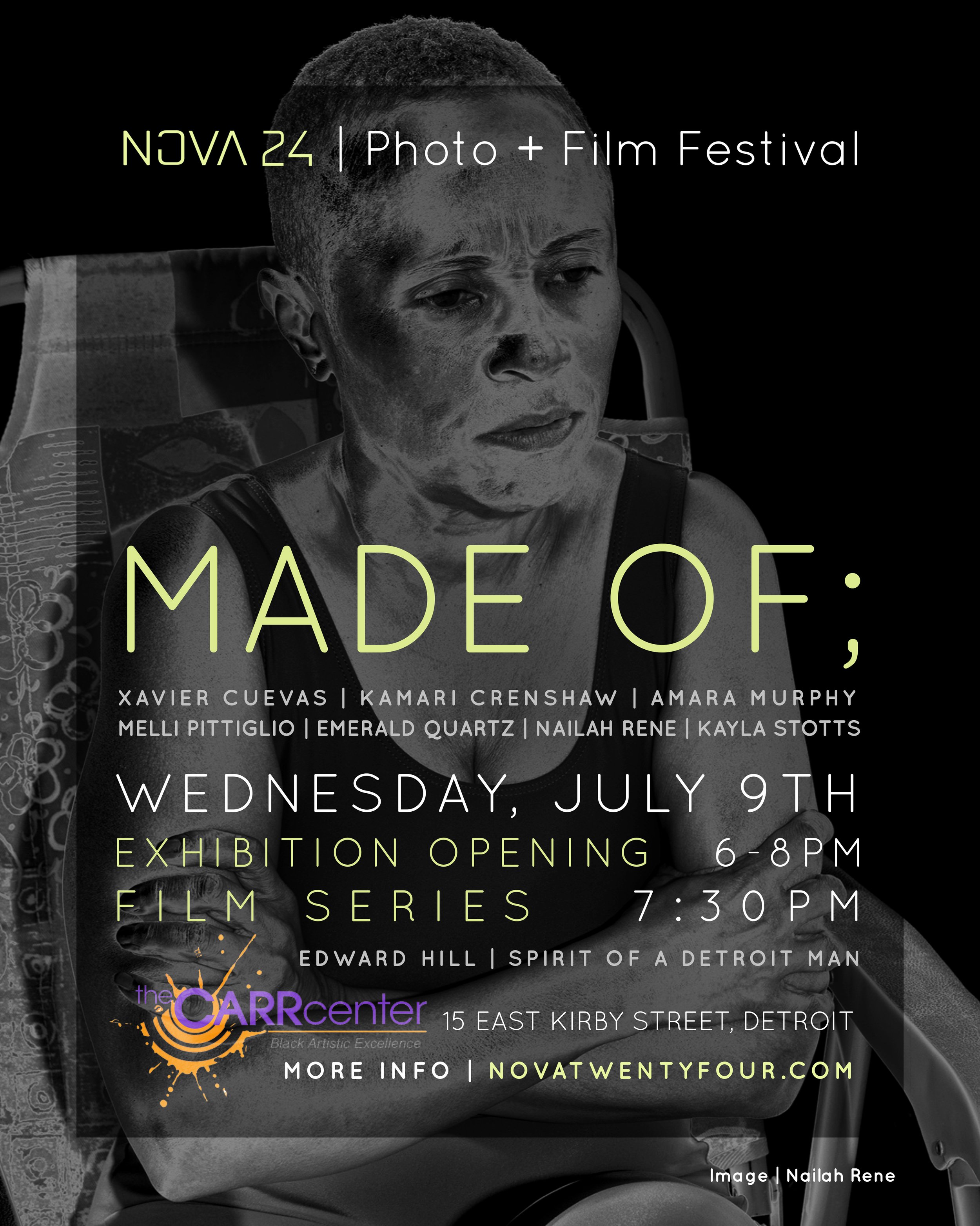 MADE OF; + FILM SERIES @ The Carr Center