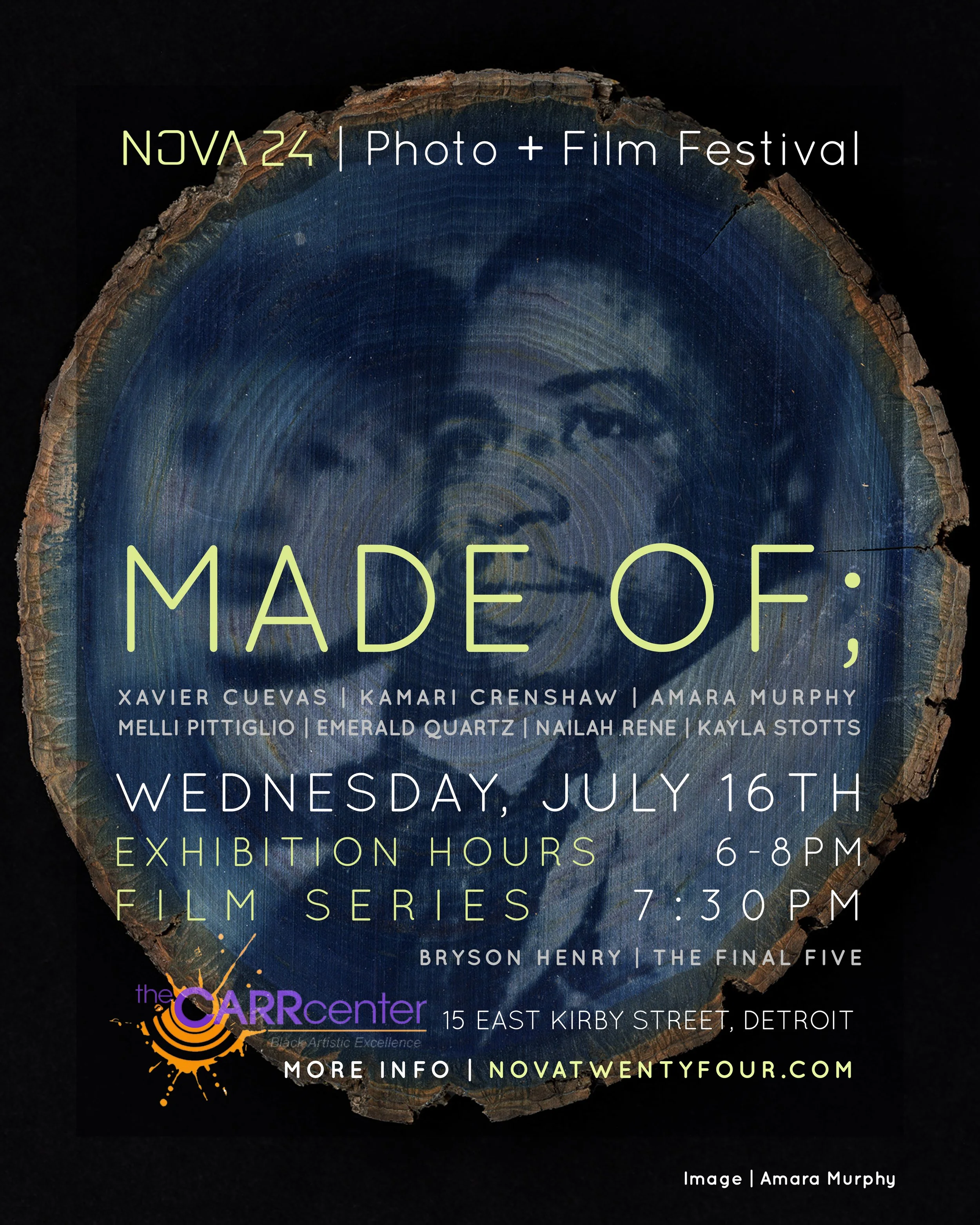 MADE OF; + FILM SERIES @ The Carr Center