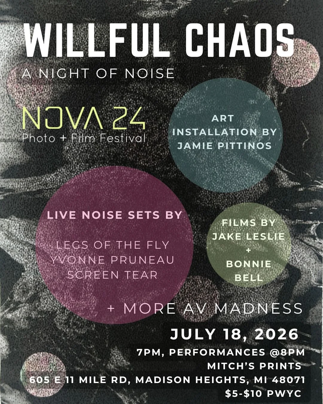 Jamie Pittinos Solo Exhibition @ Mitch's Prints