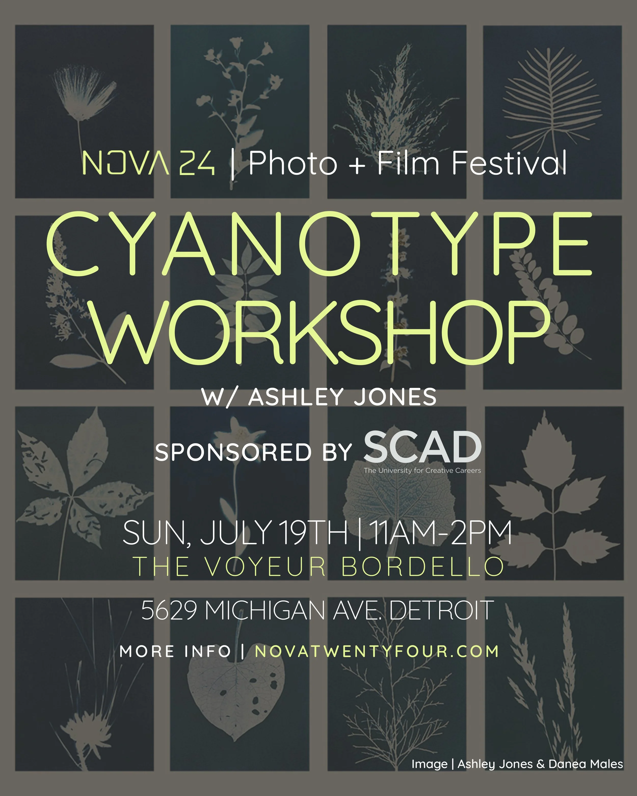 Cyanotype Workshop w/ SCAD @ The Voyeur Bordello