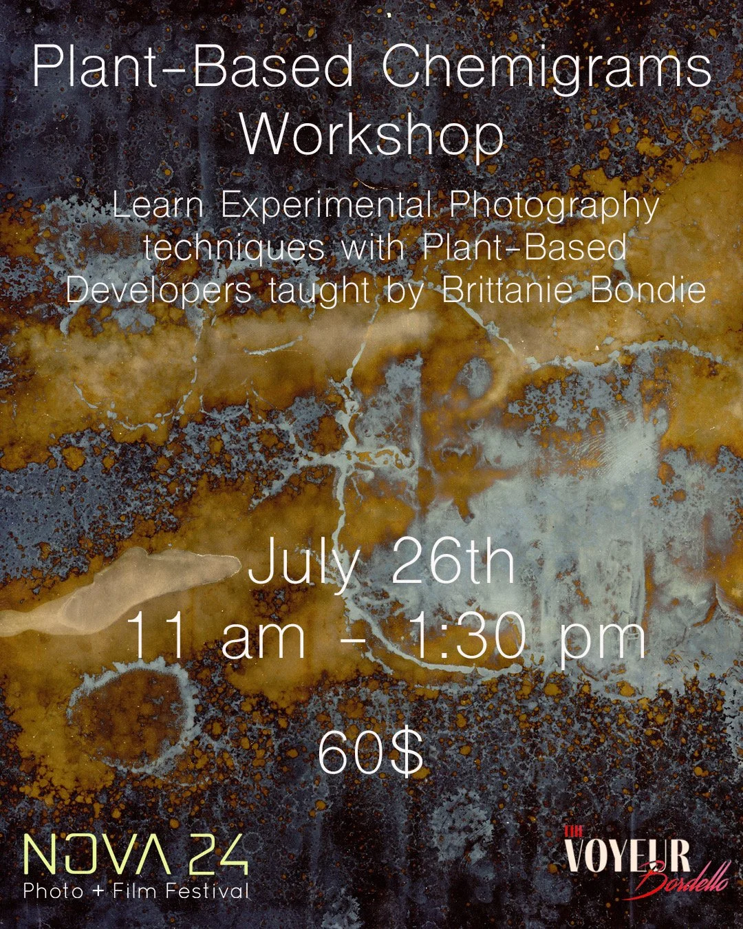 Plant-Based Chemigrams Workshop w/ Brittanie Bondie @ The Voyeur Bordello